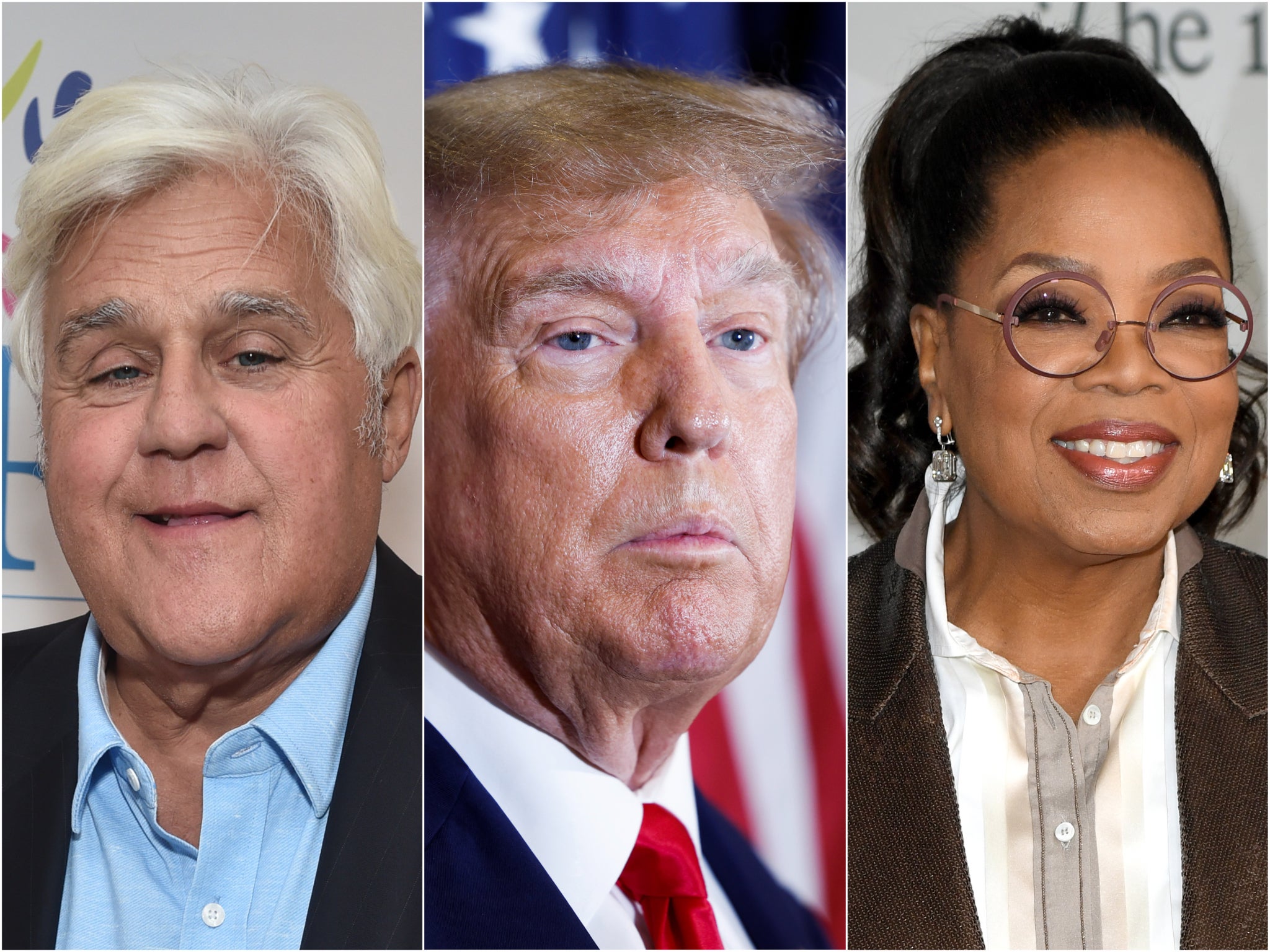 Jay Leno and Oprah among celebrities speaking out over Trump using personal letters in his new book