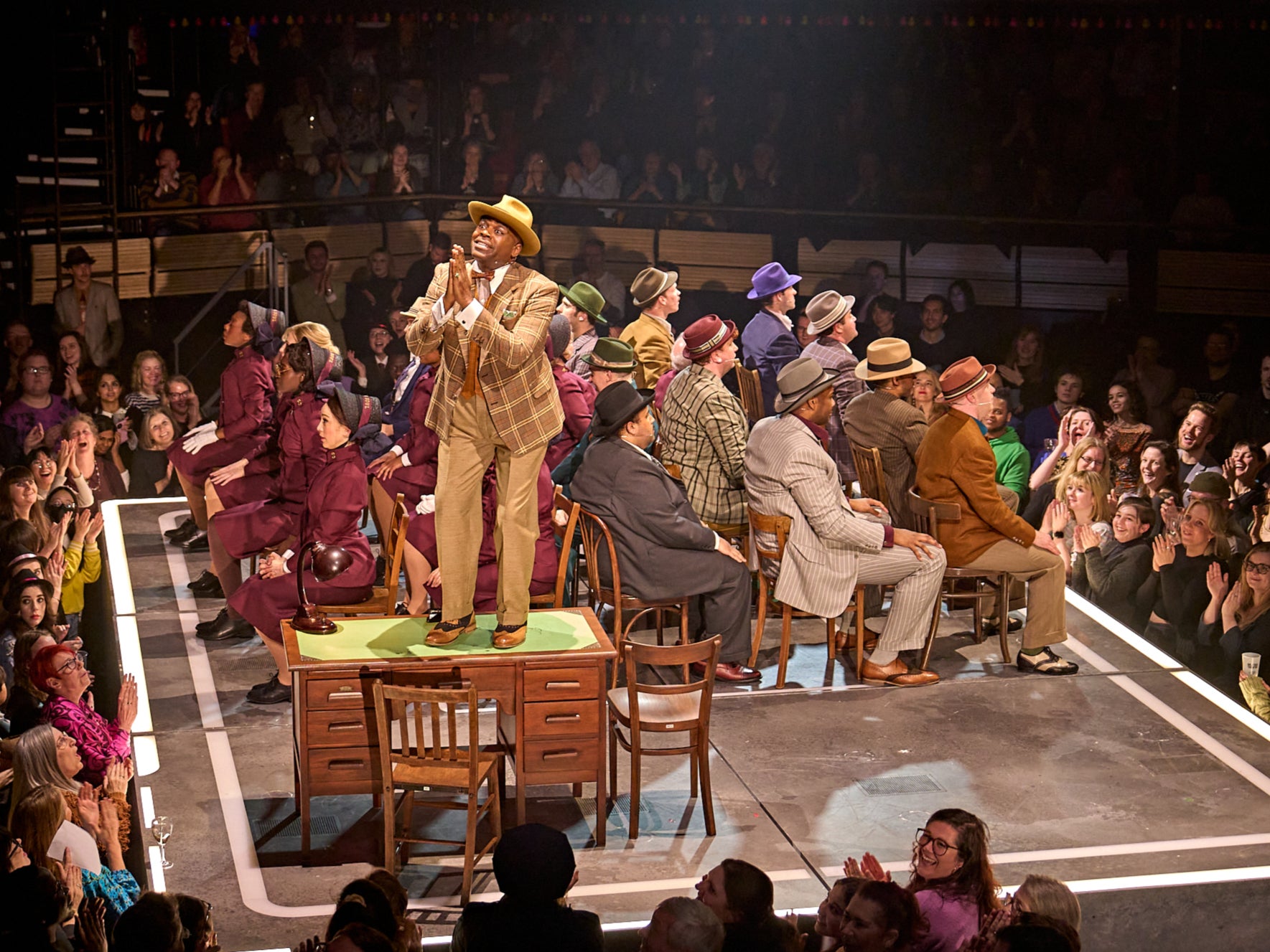 Cedric Neal and the cast of ‘Guys and Dolls’