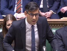 Budget 2023: Rishi Sunak faces PMQs ahead of Jeremy Hunt’s announcement – live updates