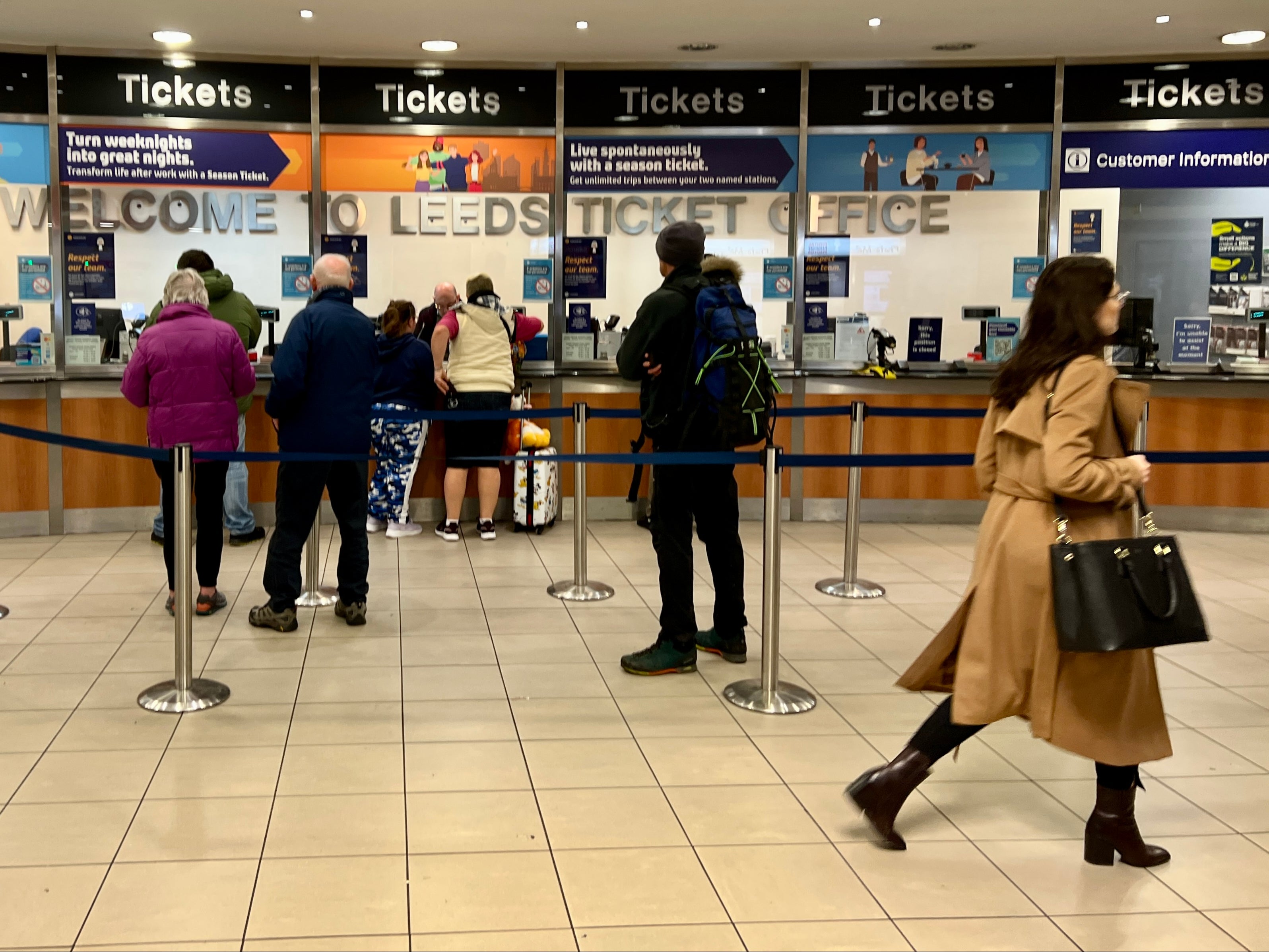 Going places: Leeds will have a busy network of local and intercity trains on strike days