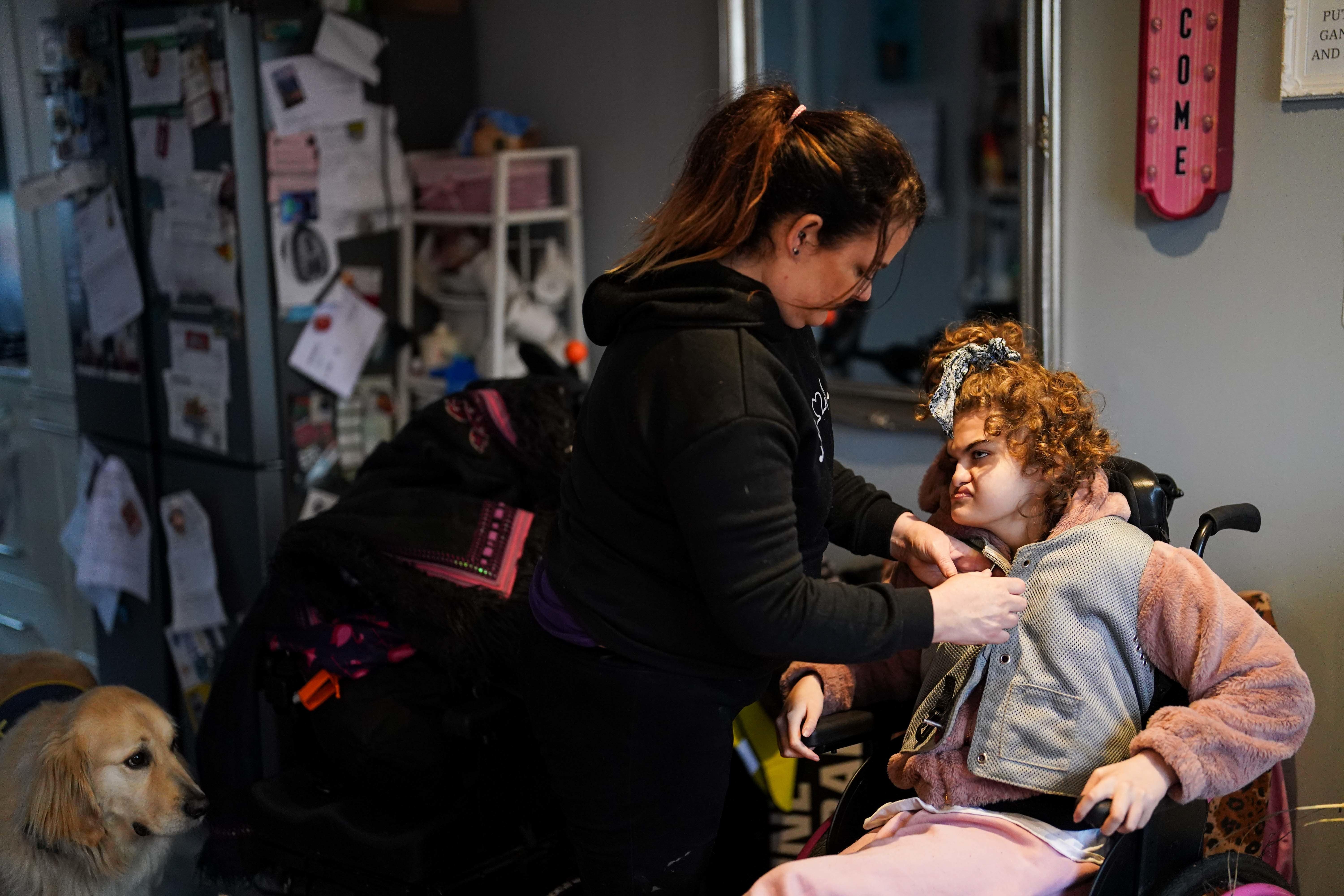 Karen and her daughter Josselin (Jacob King/PA)