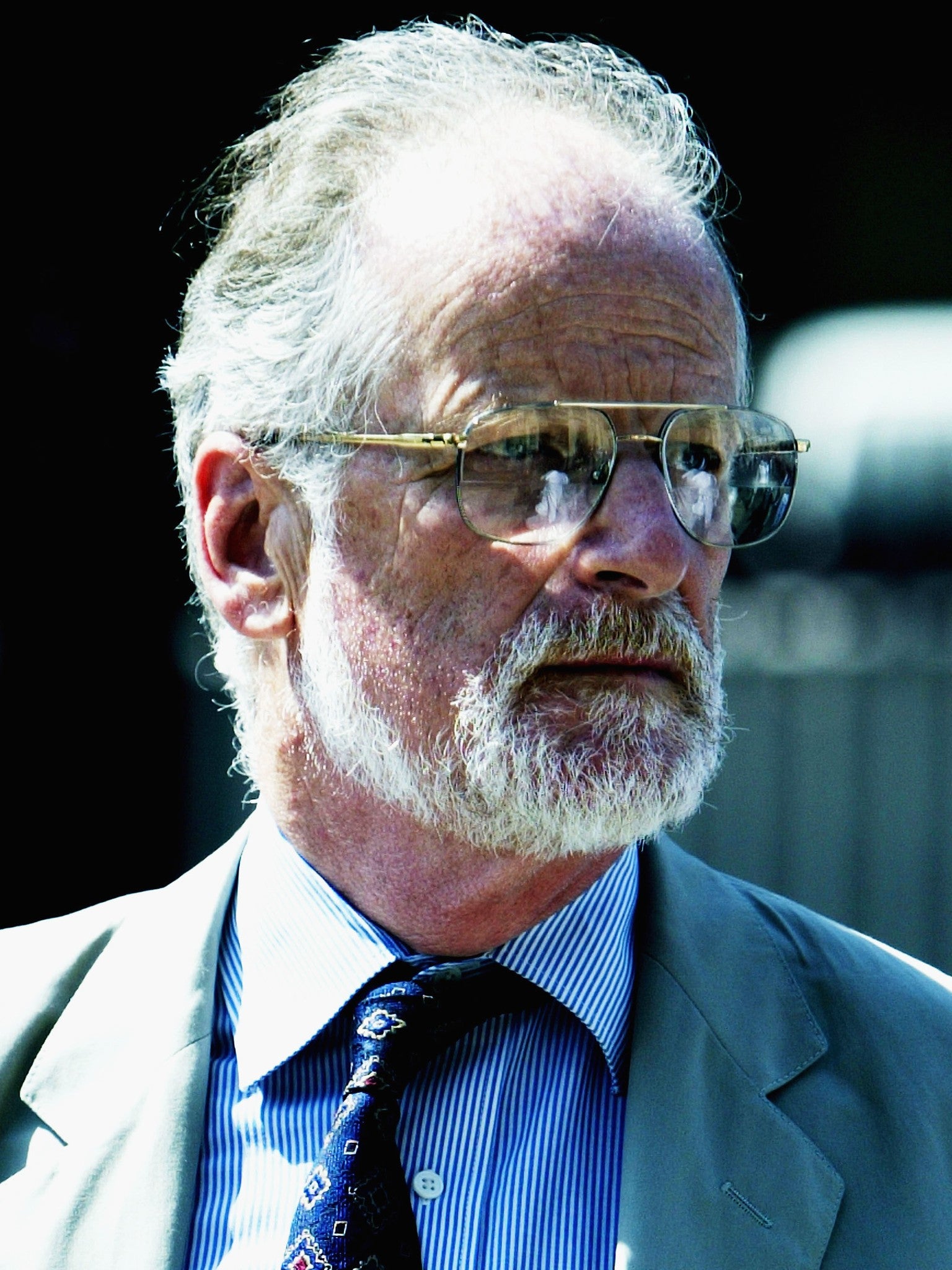 David Kelly arrives at the House of Commons in July 2003