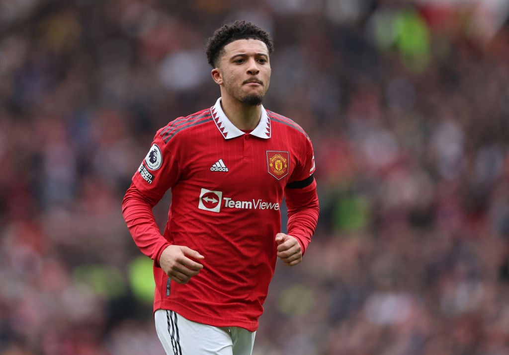 Jadon Sancho is playing well for Manchester United