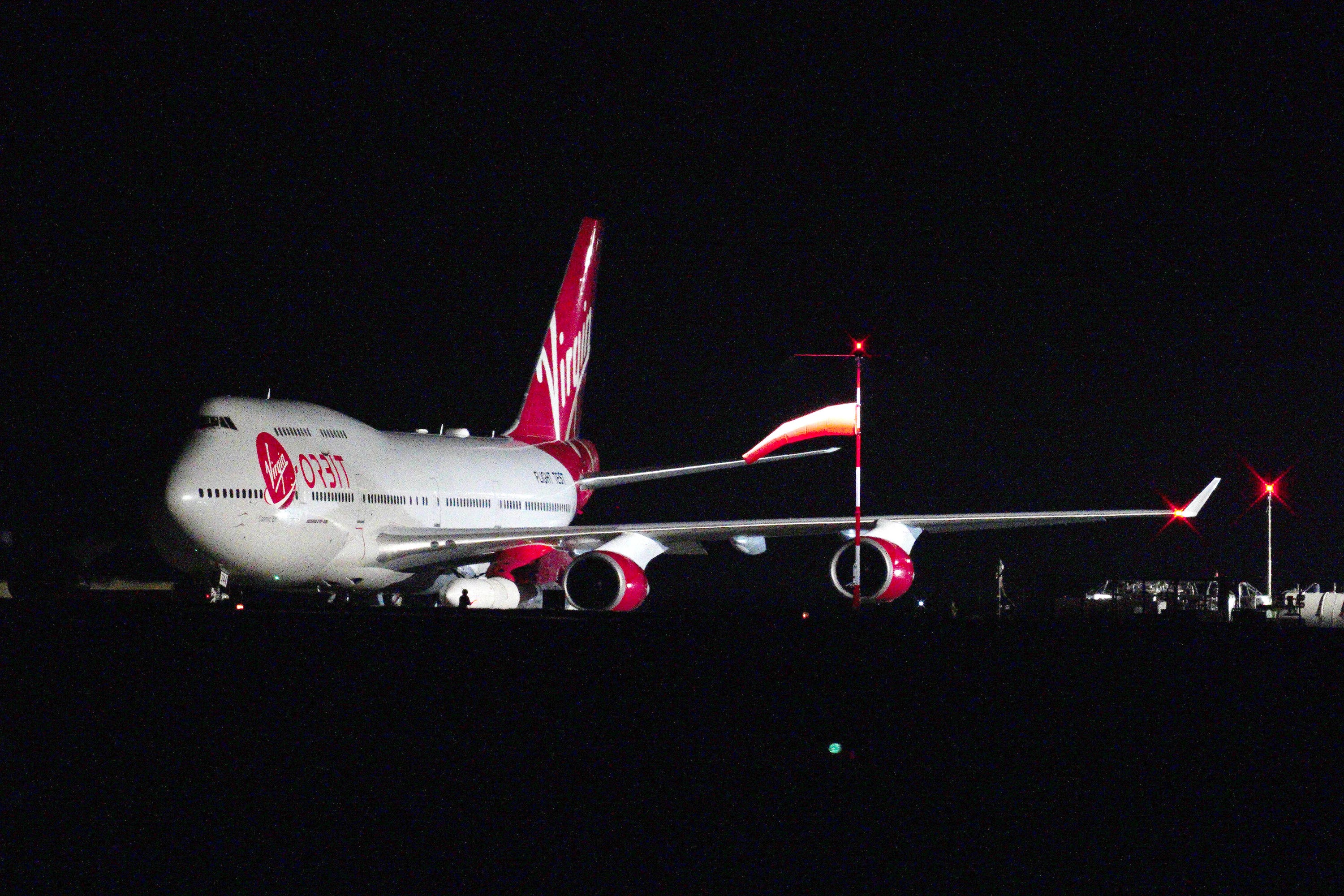 Virgin Orbit’s first attempt at launching a rocket carrying a commercial payload into space ended in failure (Ben Birchall/PA)