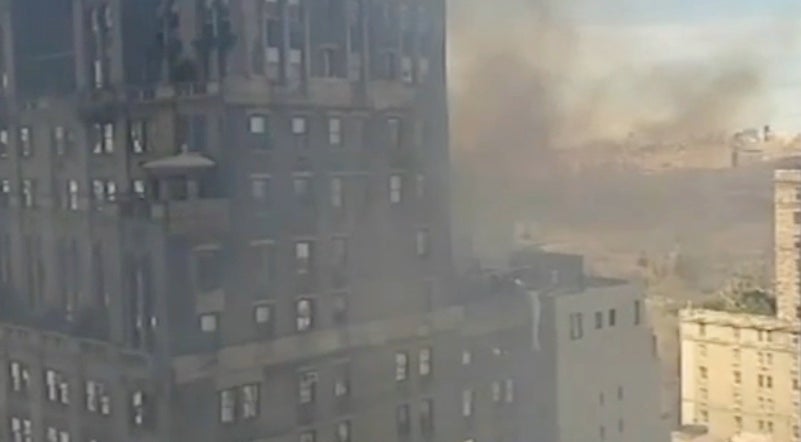 $32m penthouse goes up in flames after arrest of Chinese billionaire owner