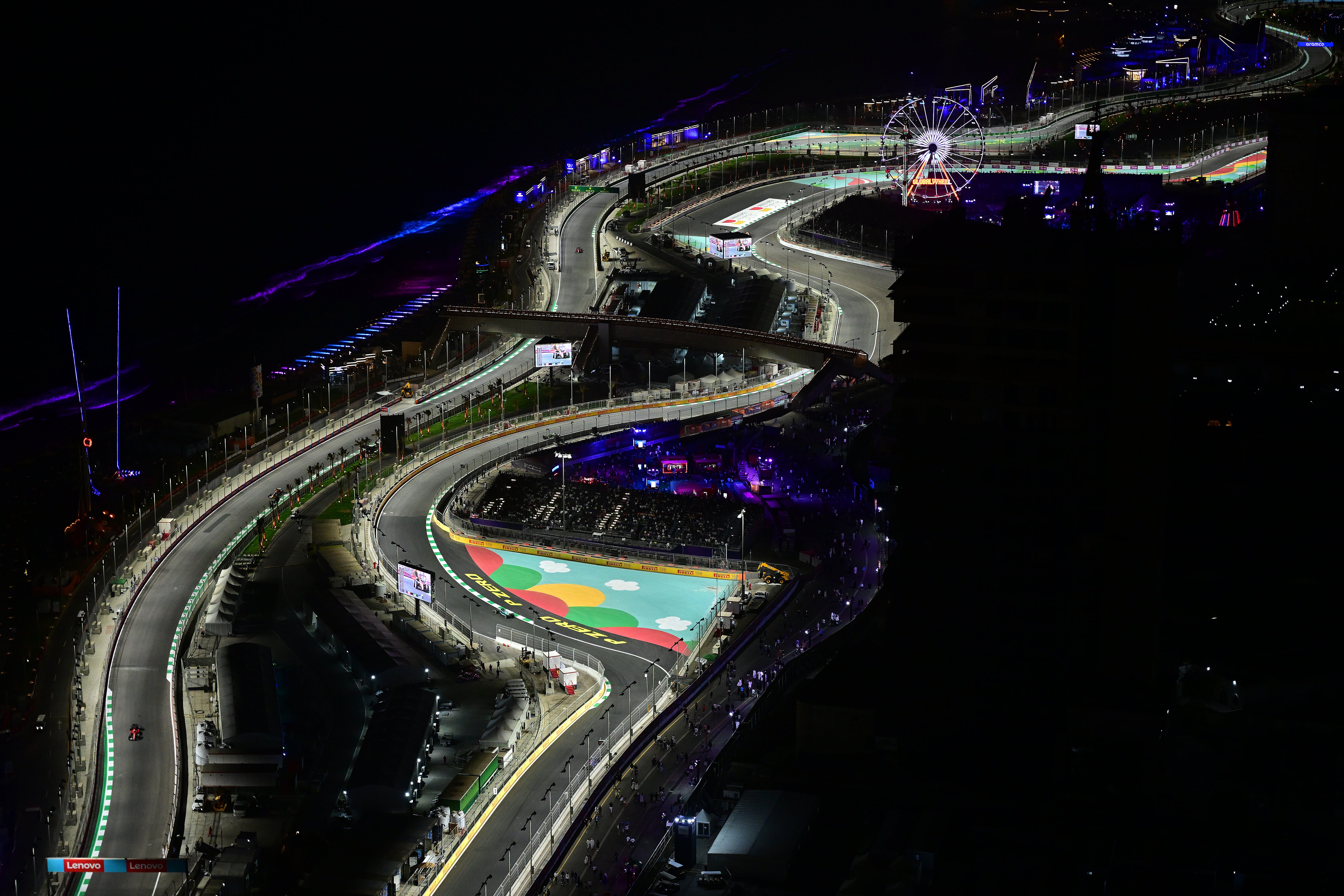 This year’s race is the third grand prix held at the Jeddah Corniche Circuit