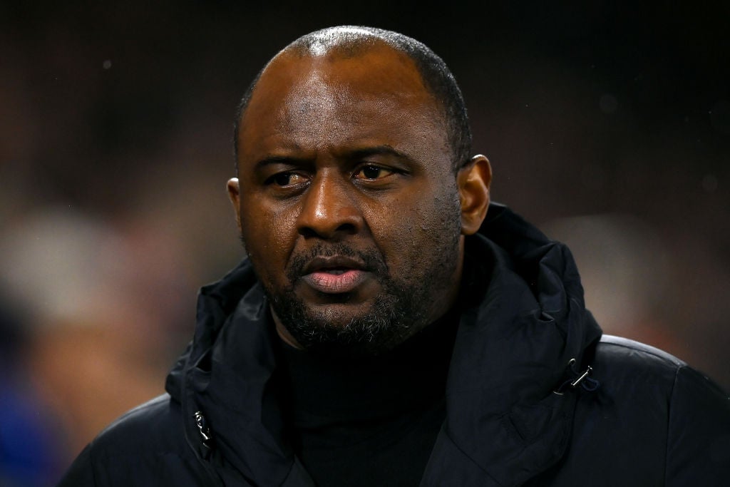 Patrick Vieira’s Crystal Palace are winless in 12 games this year