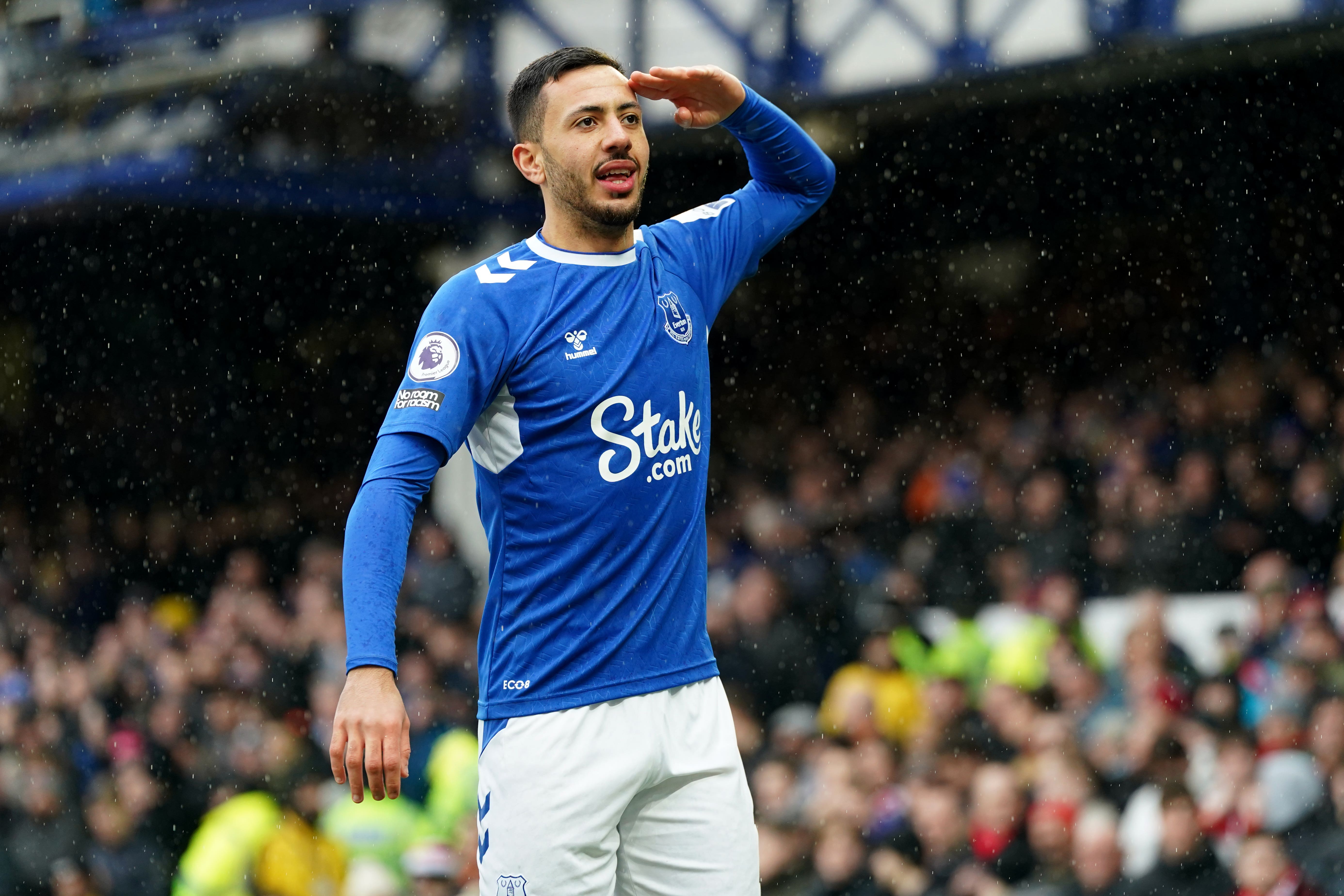 Dwight McNeil celebrates his goal against Brentford (Nick Potts/PA)