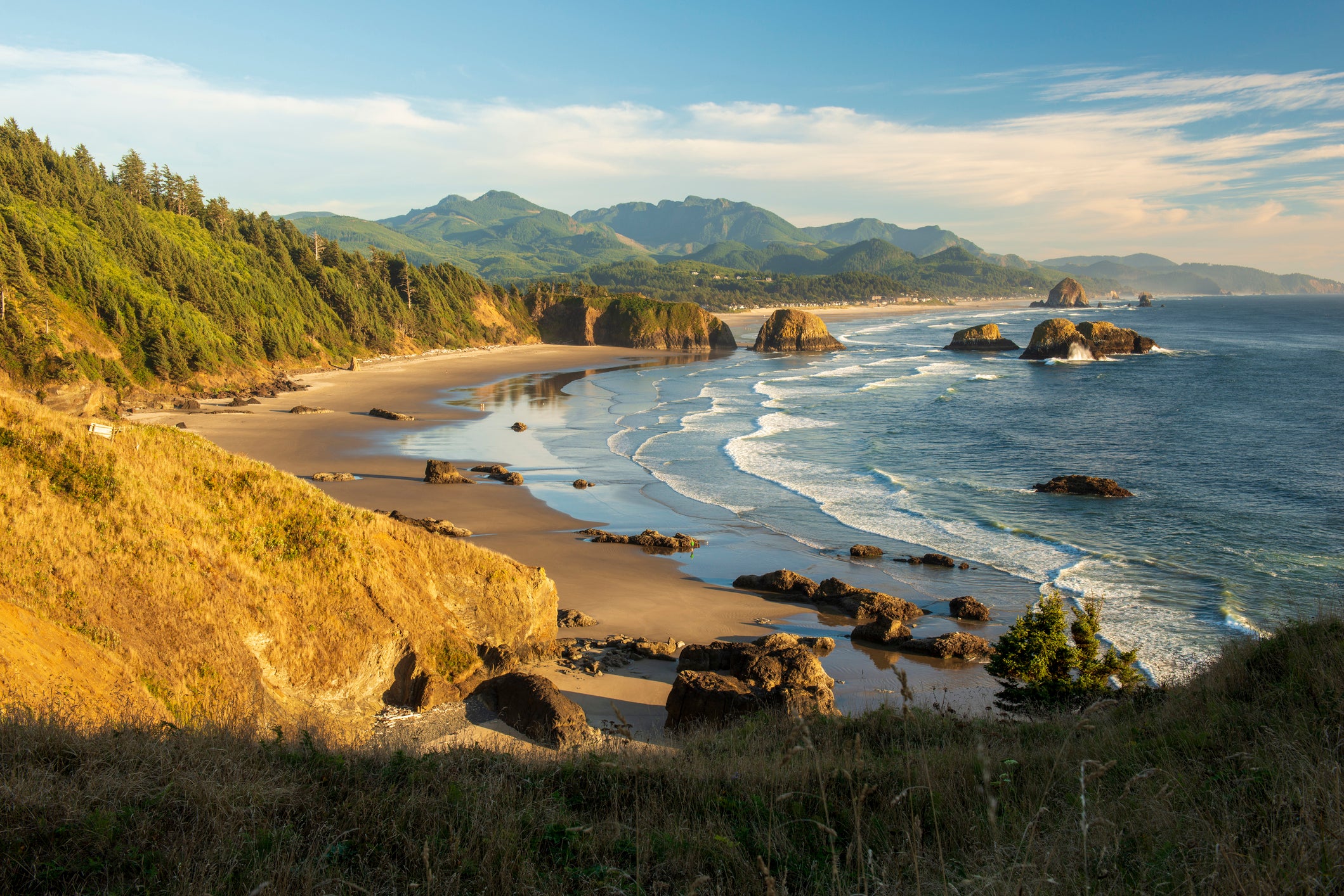 You can visit Cannon Beach whatever the weather