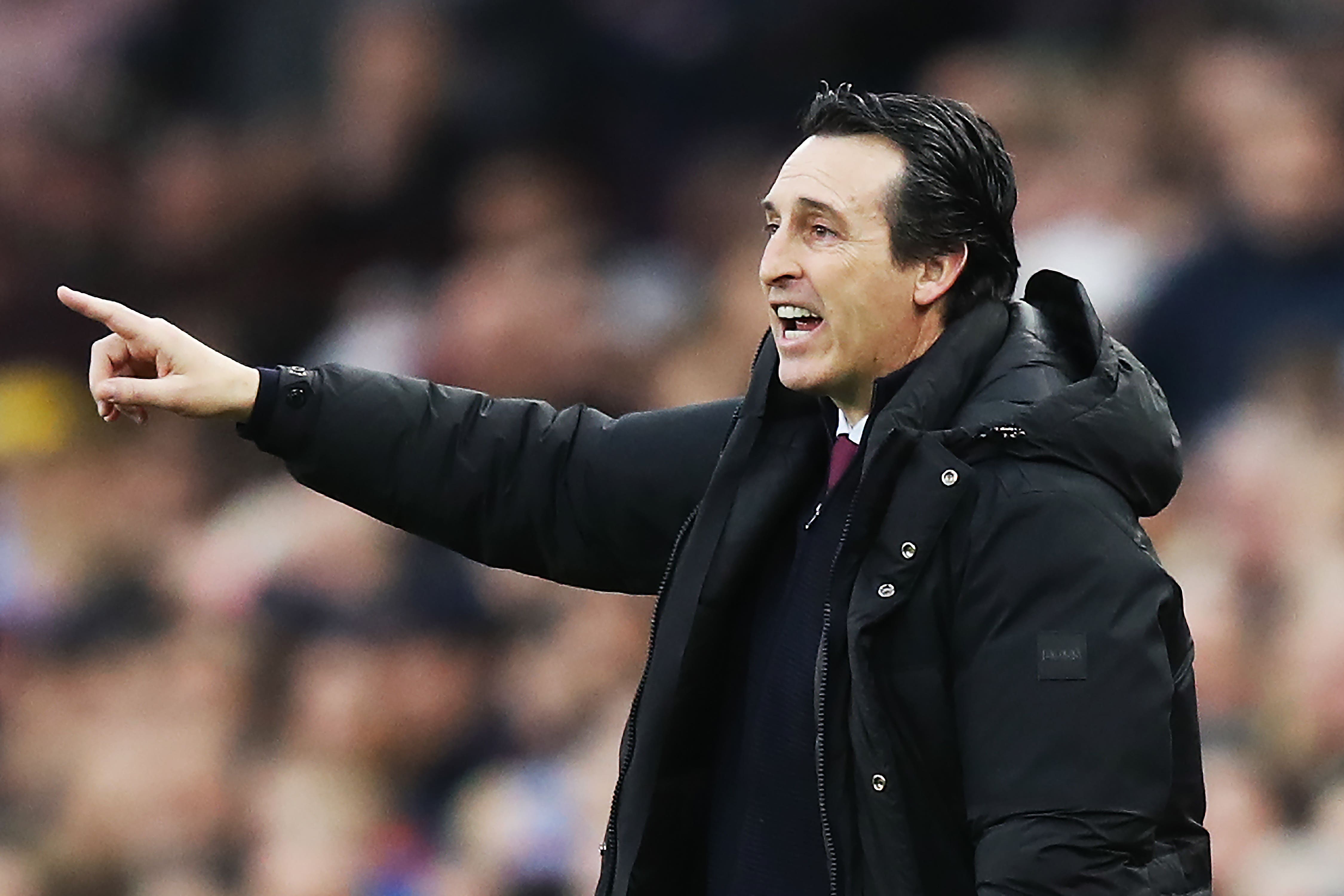 Unai Emery has praised the defensive efforts of his team (Isaac Parkin/PA)