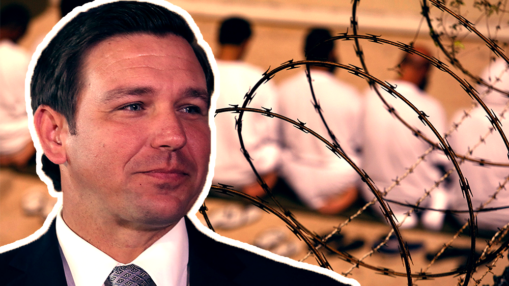 The Florida governor served at Guantanamo as a Navy JAG lawyer