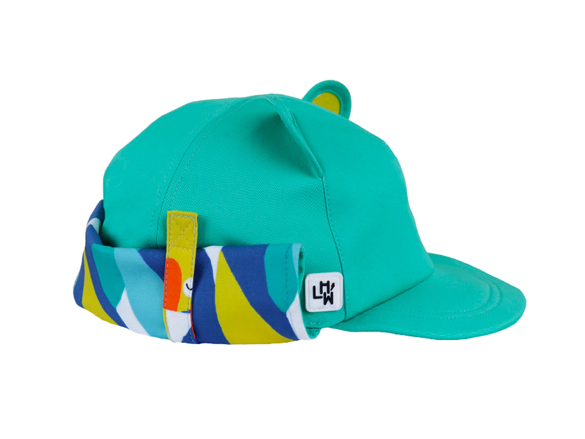 Little Hotdog Watson kids roll-up neck sun hat