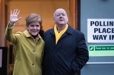 Nicola Sturgeon says it was ‘right’ for husband Peter Murrell to step down