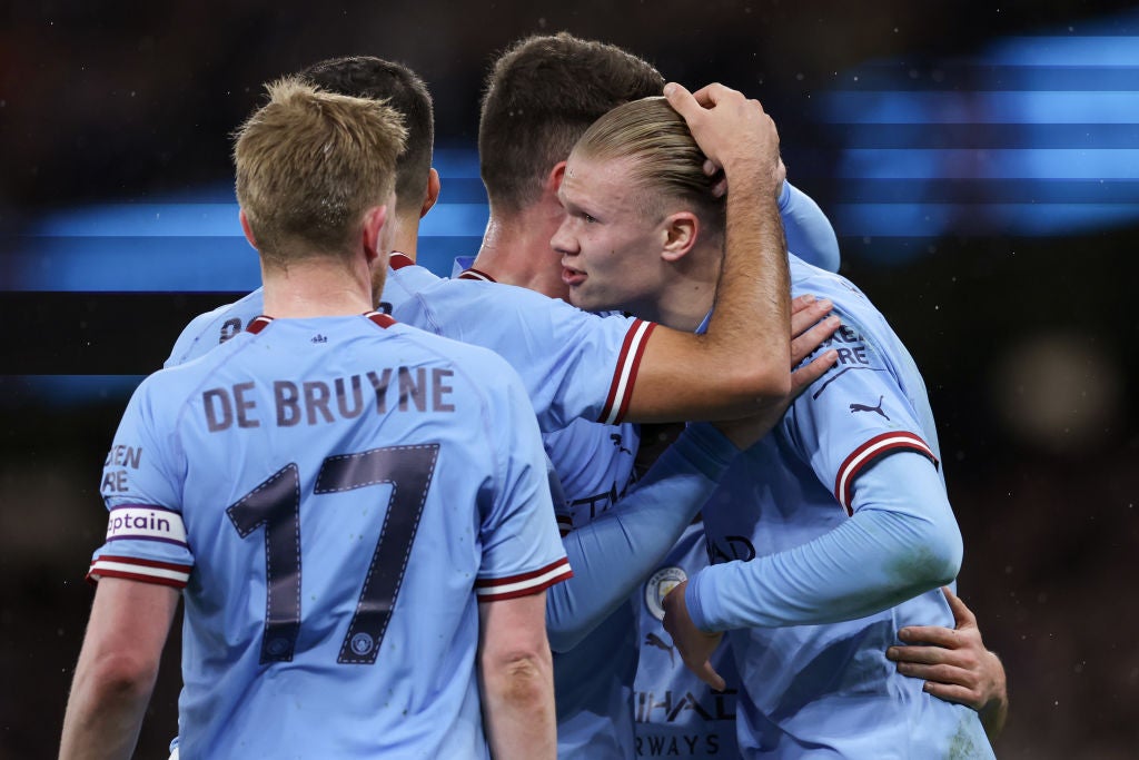 Manchester City are favourites to progress to the FA Cup final