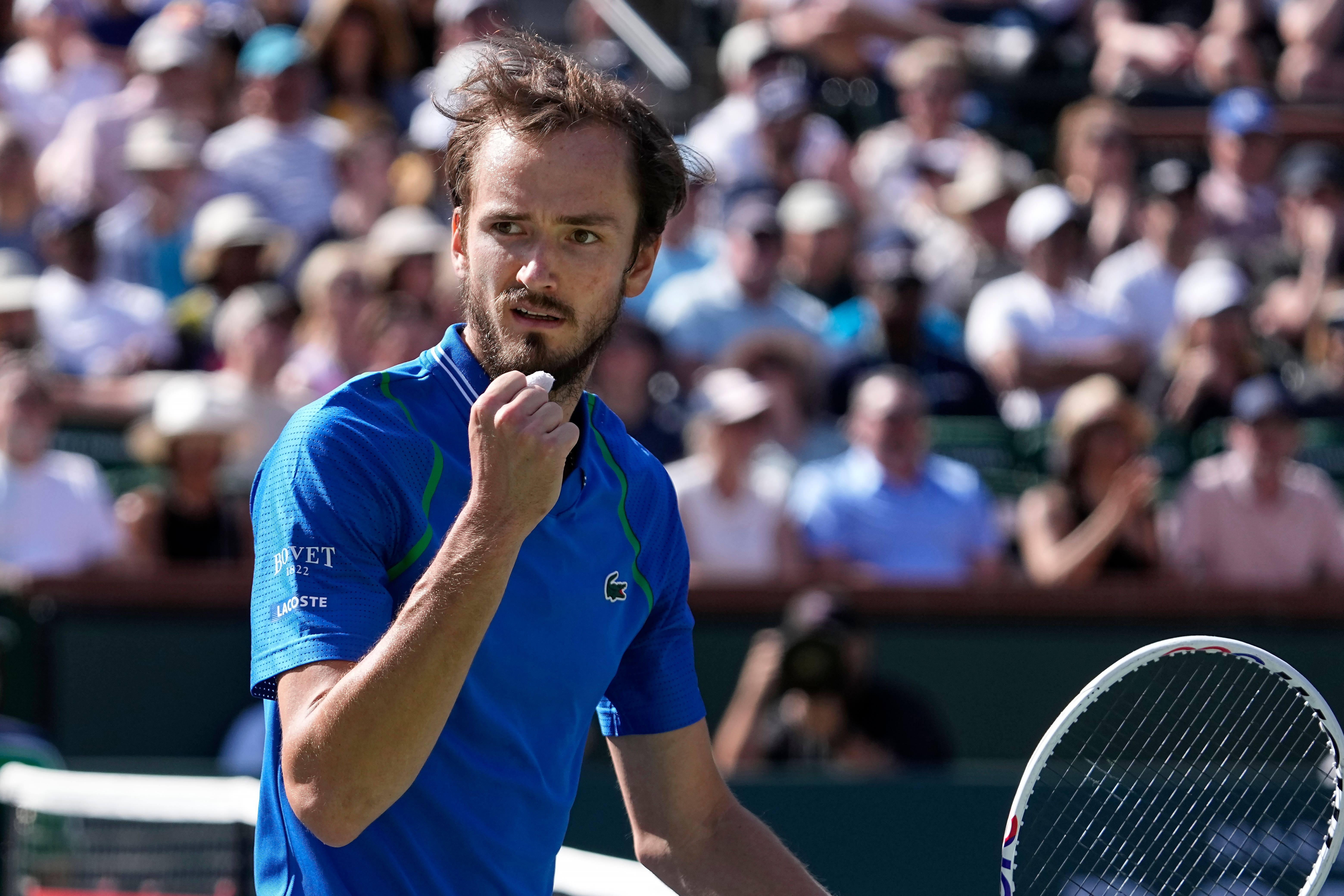 Daniil Medvedev won his 19th successive match (Mark J. Terrill/AP)