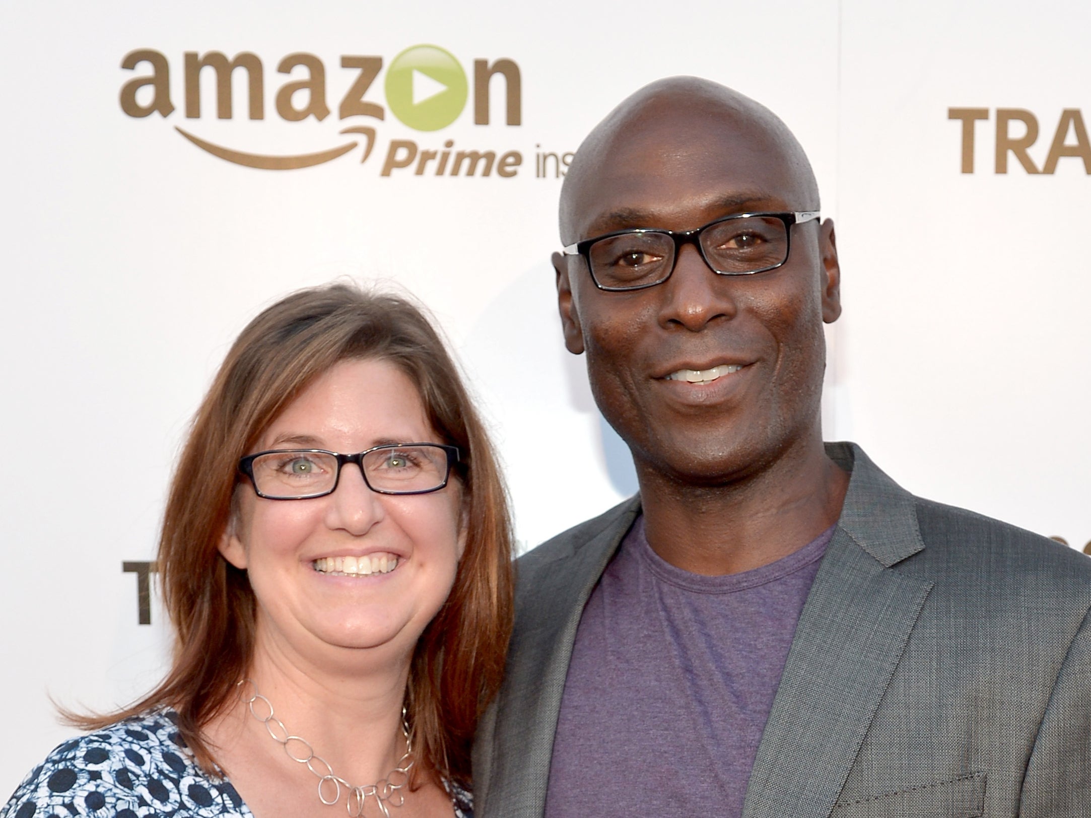 Stephanie and Lance Reddick photographed in 2014