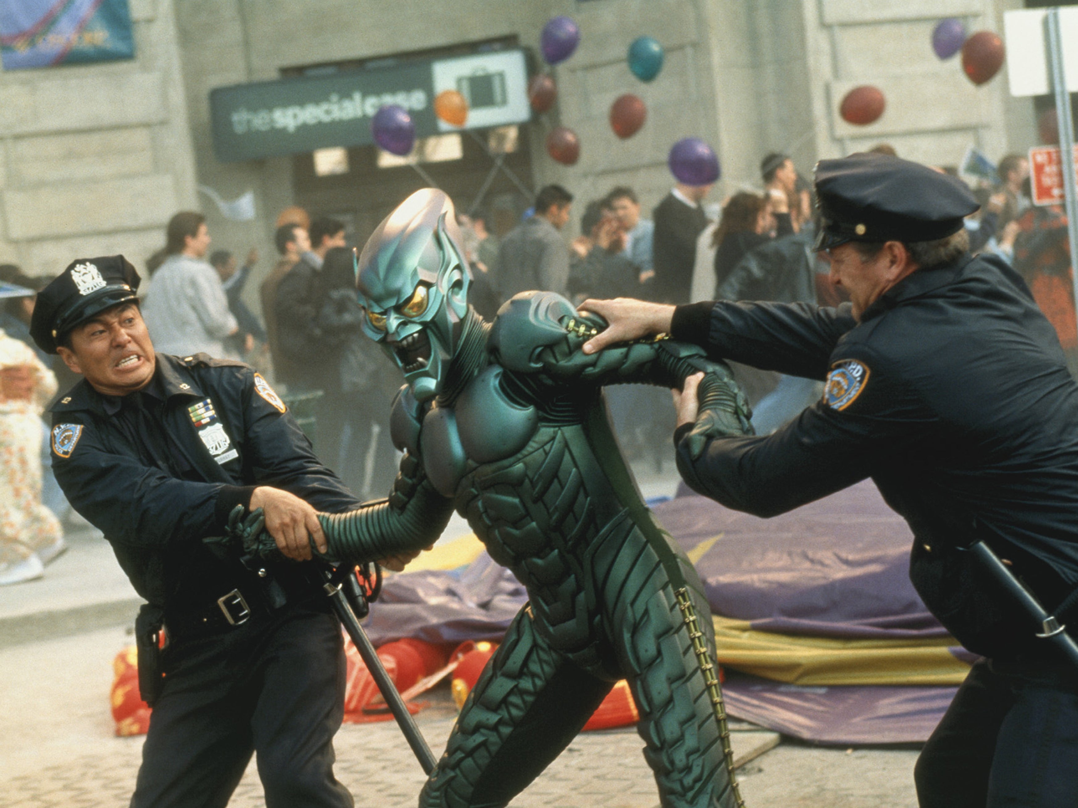 Dafoe’s Green Goblin in ‘Spider-Man’ (2002)