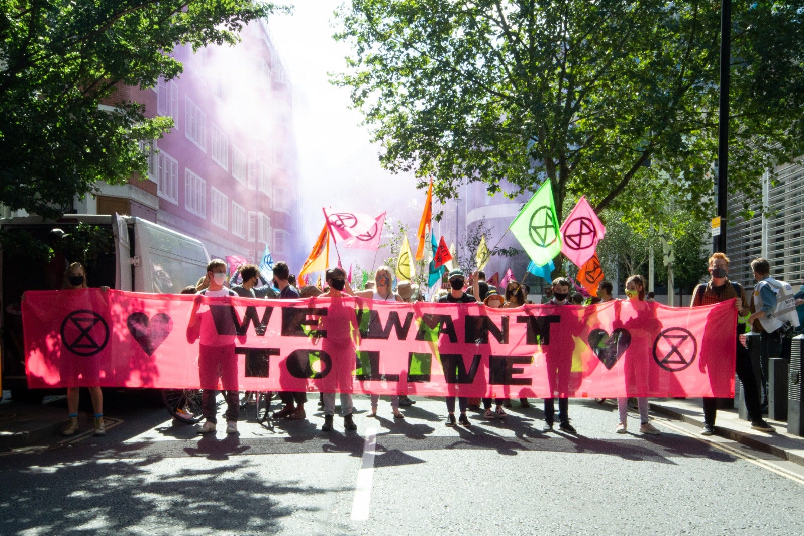 Extinction Rebellion’s (XR) march to parliament on 1st September 2020