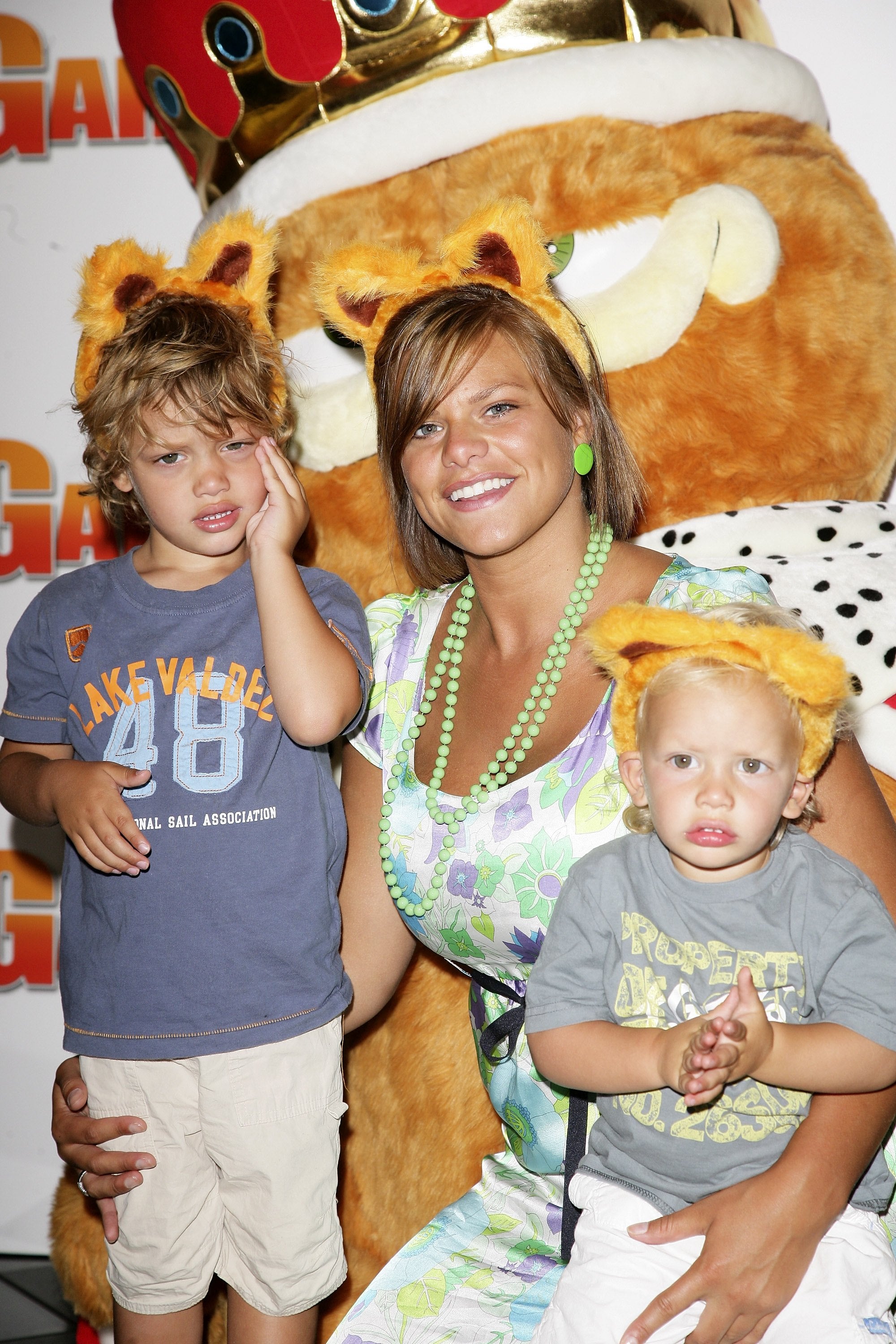 Jade Goody and her sons Bobby and Freddie pictured in 2006