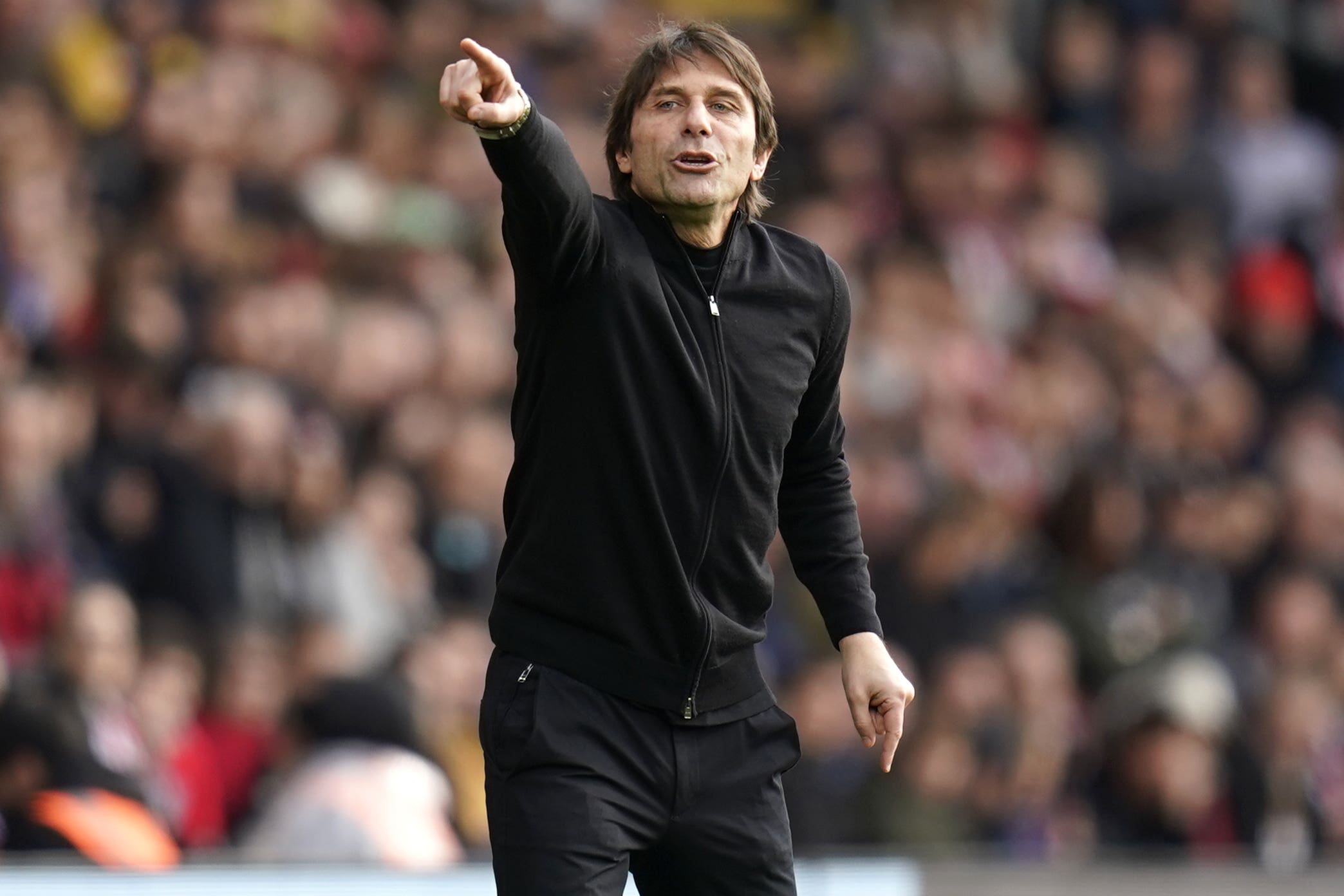 Tottenham manager Antonio Conte launched into a rant after his side drew 3-3 with Southampton (Andrew Matthews/PA)