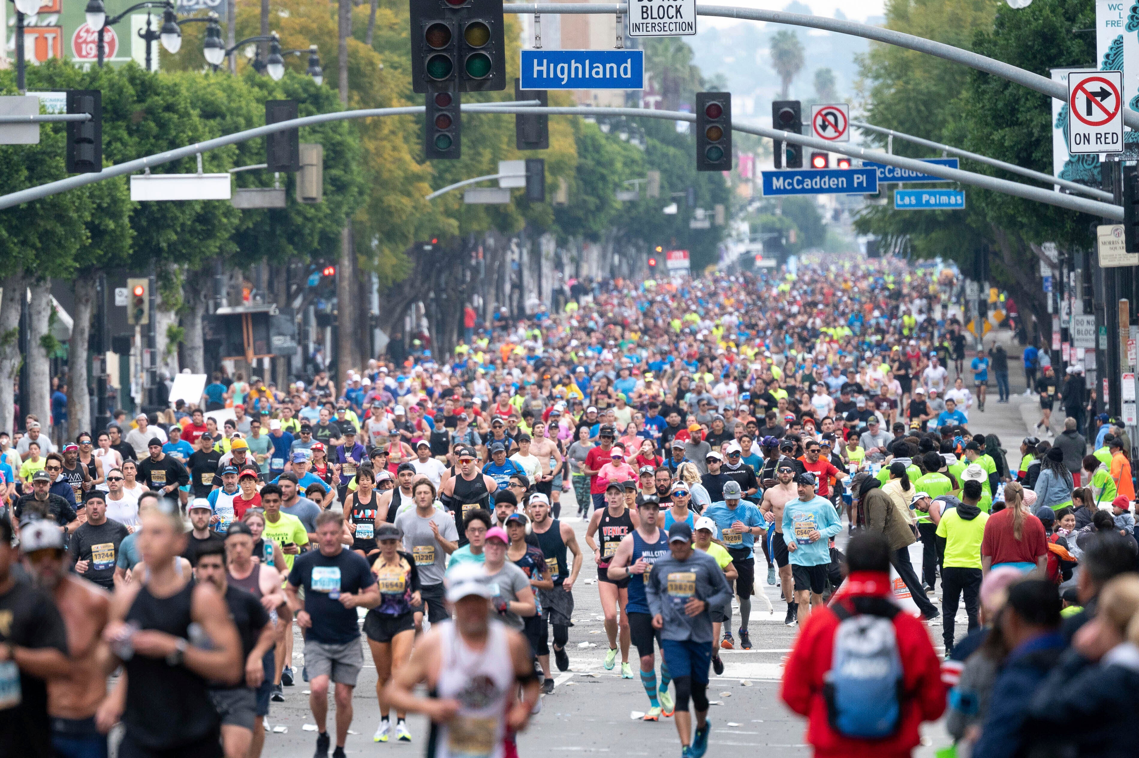The Los Angeles Marathon is taking spot Sunday, and temperatures are expected to deed astatine slightest 80