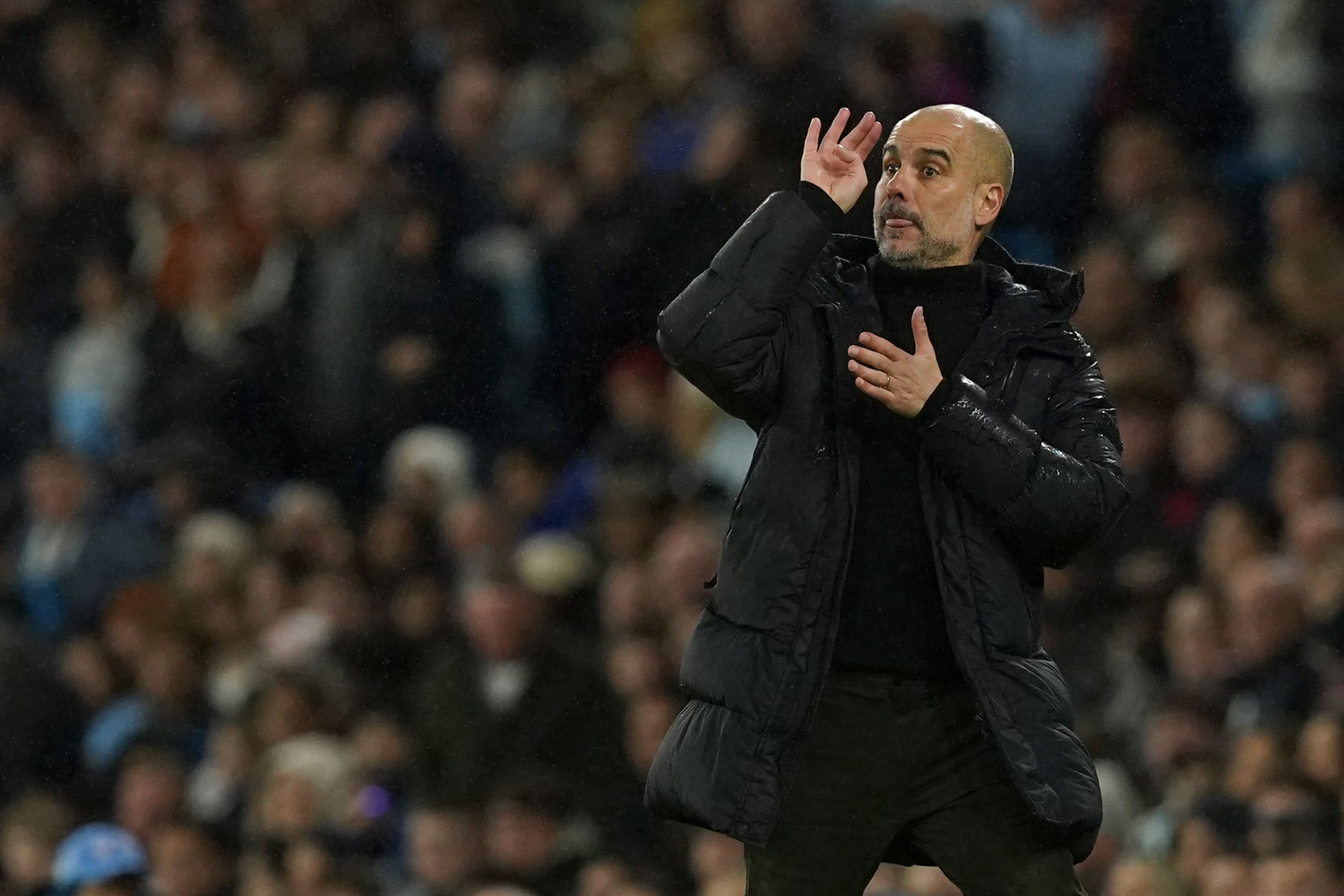 Pep Guardiola feels the fixture schedule has hampered Manchester City in the FA Cup (Martin Rickett/PA)