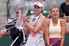 Elena Rybakina wins in Indian Wells for first title since Wimbledon success