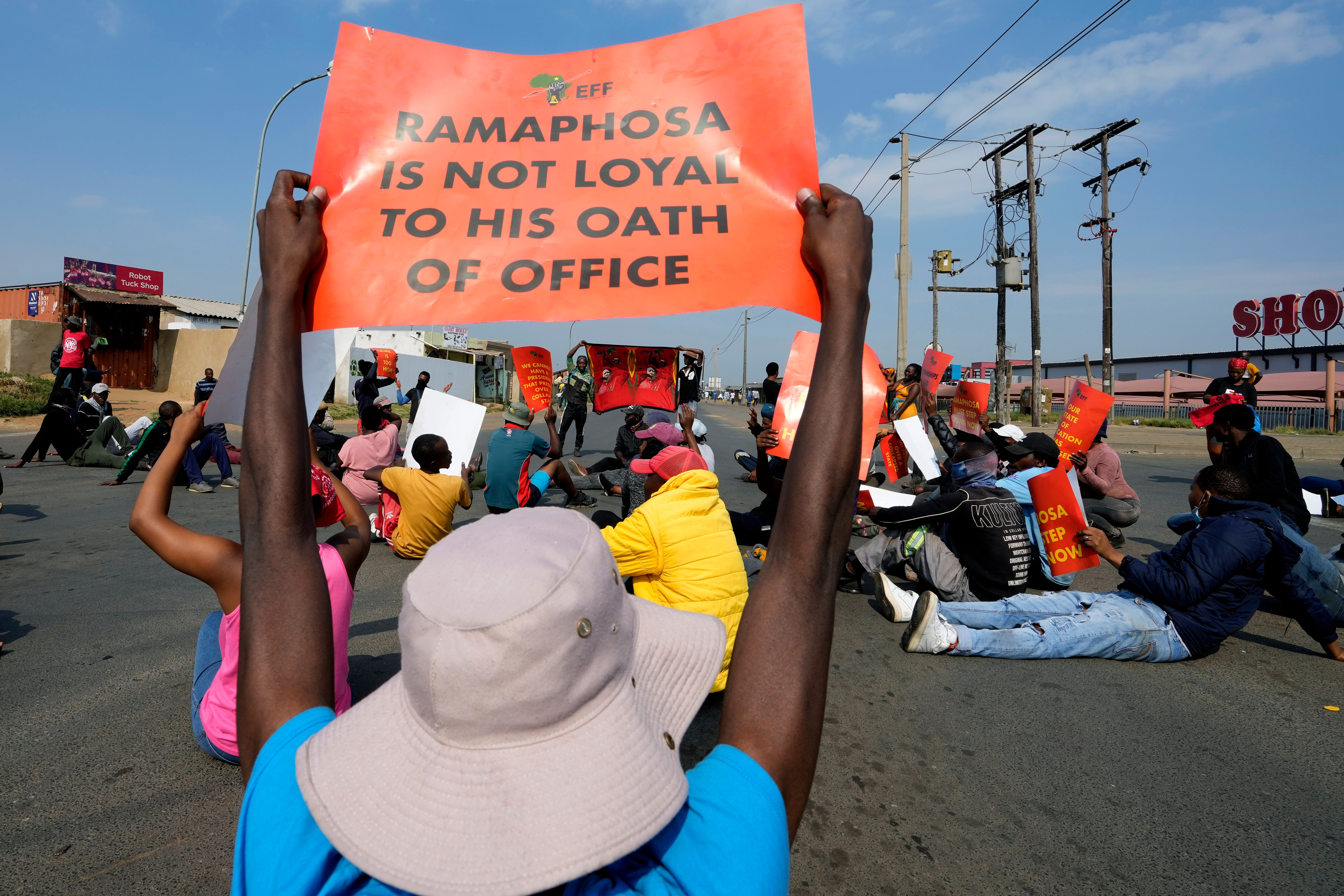 South Africa Protest