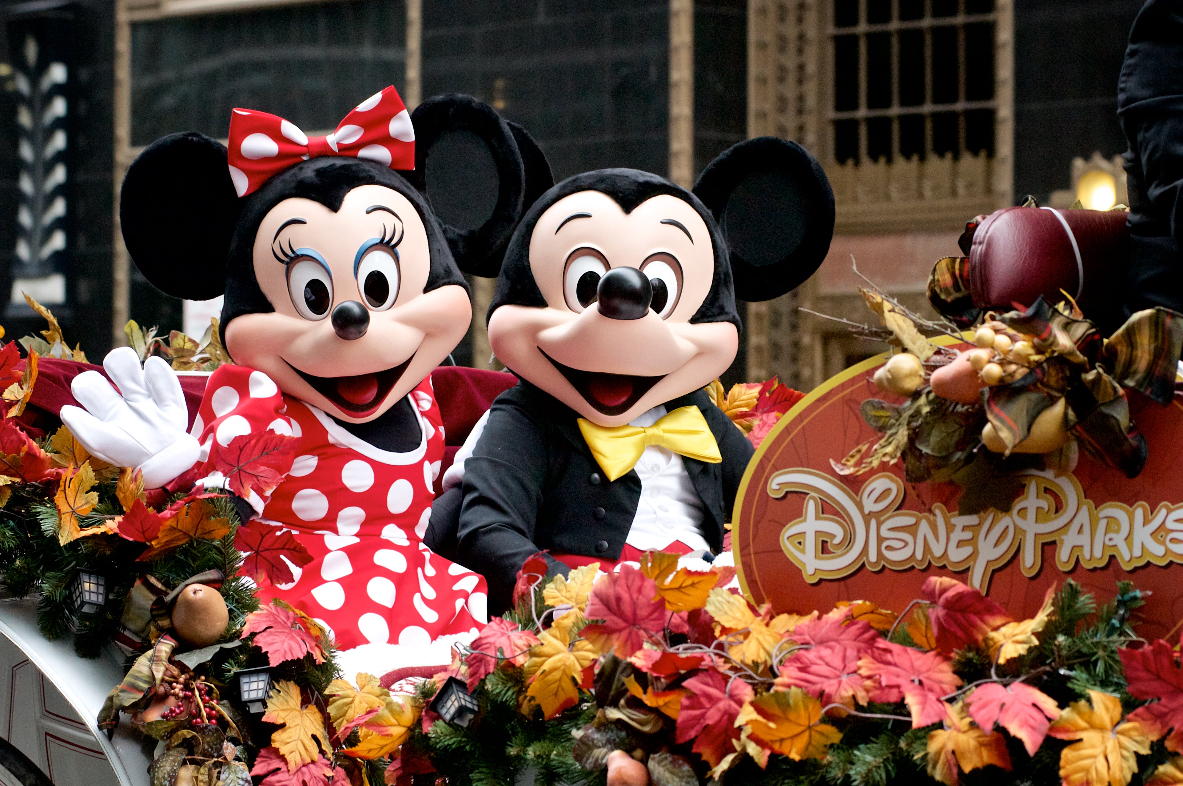 See Mickey and Minnie Mouse at Disneyland