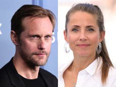 Succession star Alexander Skarsgård confirms birth of first child with Tuva Novotny