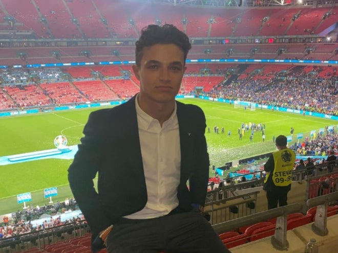 Lando Norris was robbed outside Wembley after watching the Euro 2020 final