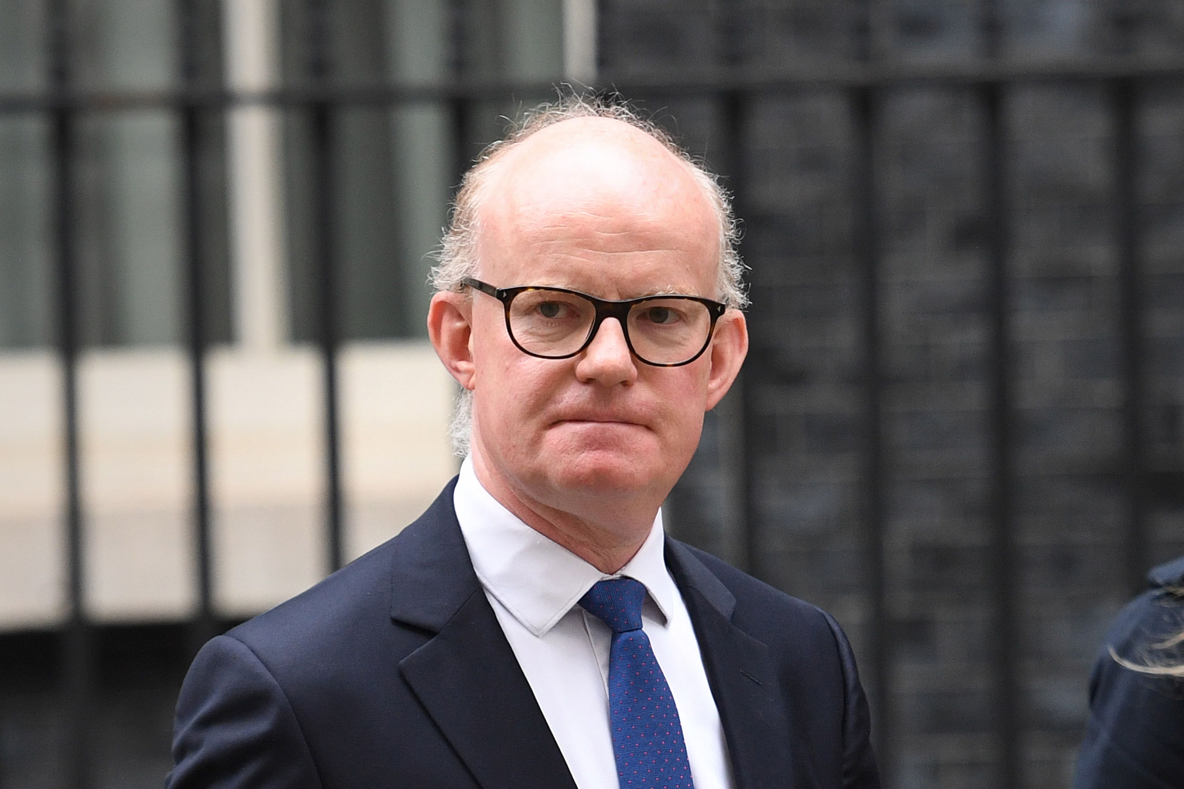 Max Hill, Director of Public Prosecutions leaves Downing Street, London, after a roundtable on crime (Stefan Rousseau/PA)