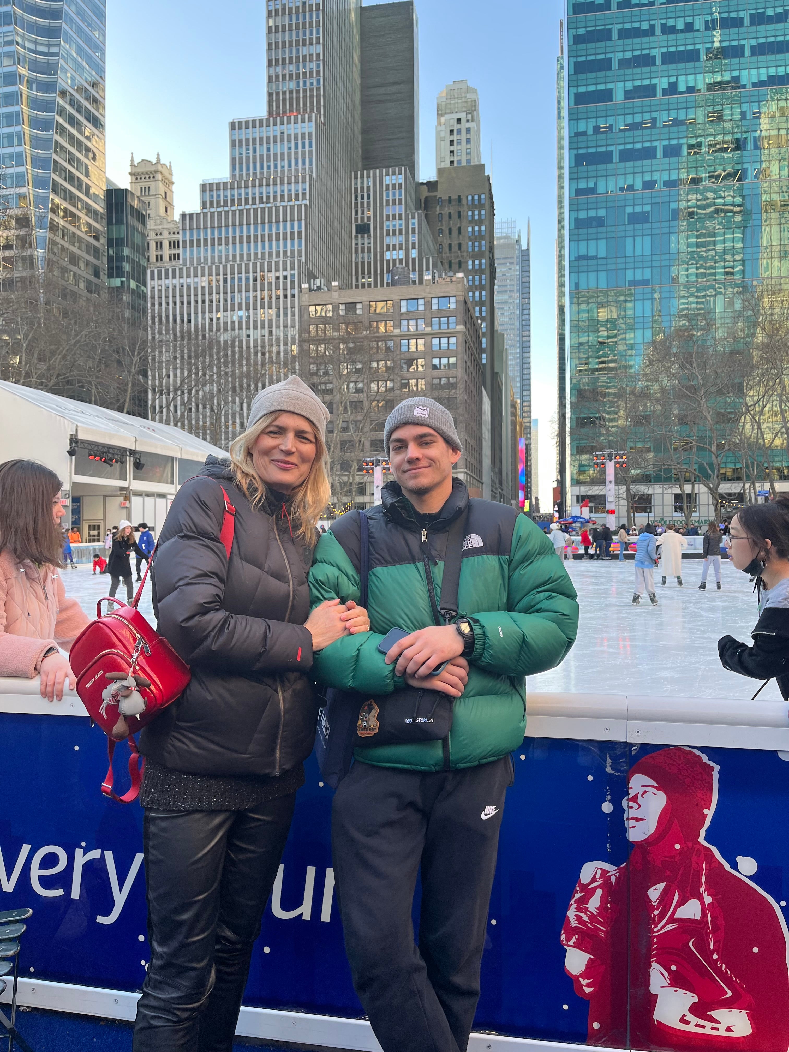 Katya and Dima at Bryant Park