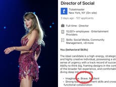 Ticketmaster is looking for a social media director, and the ideal candidate is described as ‘brave’
