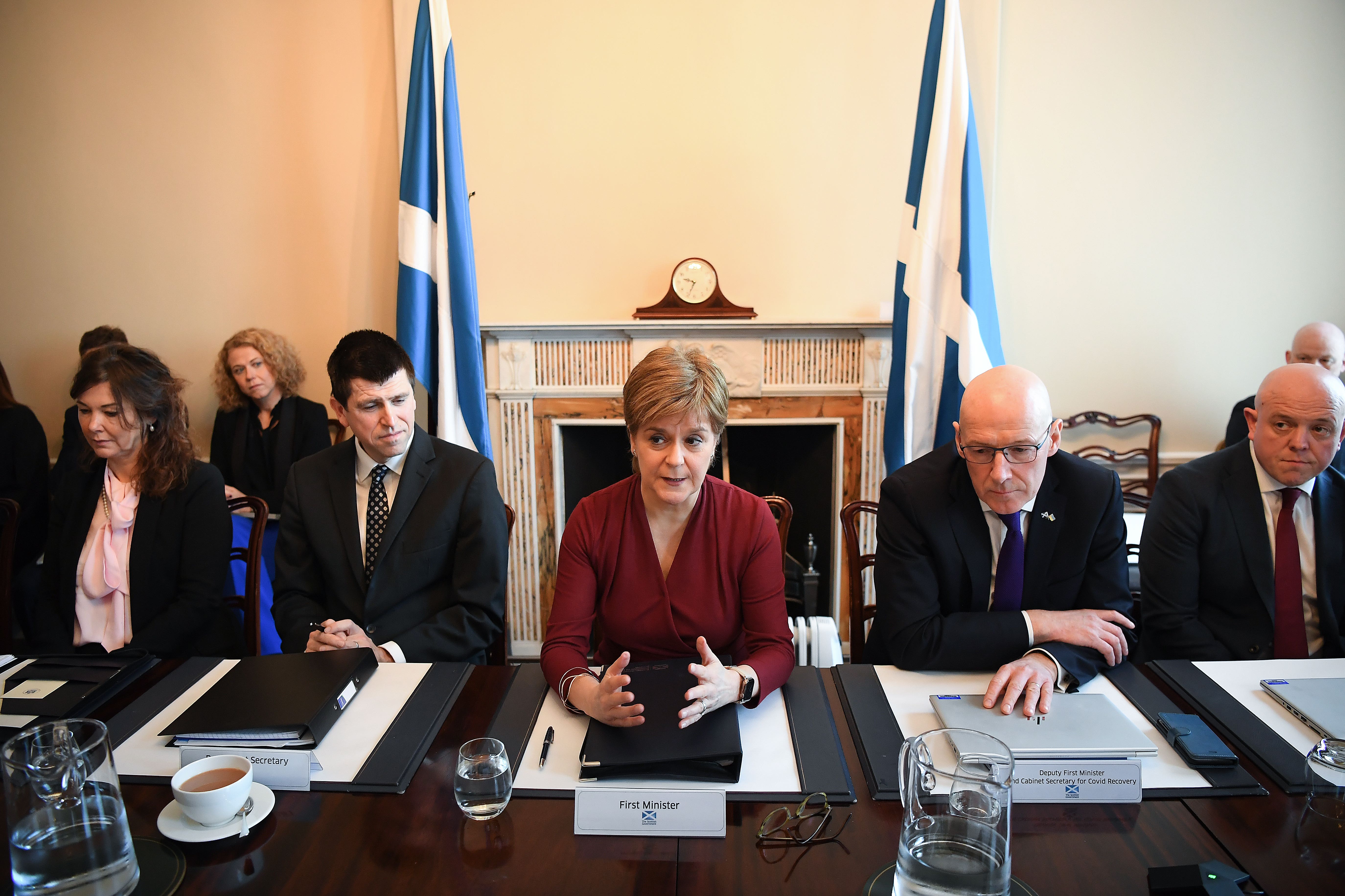 Nicola Sturgeon chaired her final meeting on Tuesday