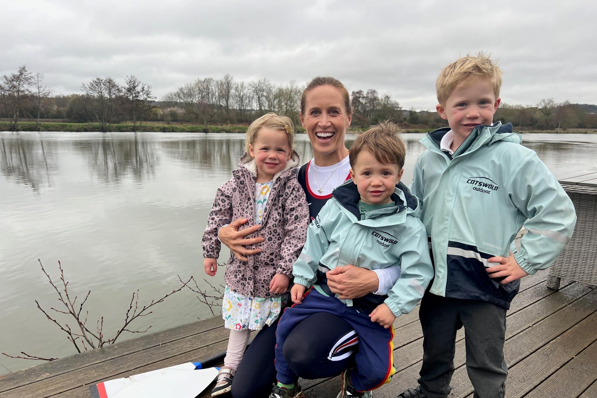 Helen Glover‘s children will be there to watch her row at the European Championships in Slovenia