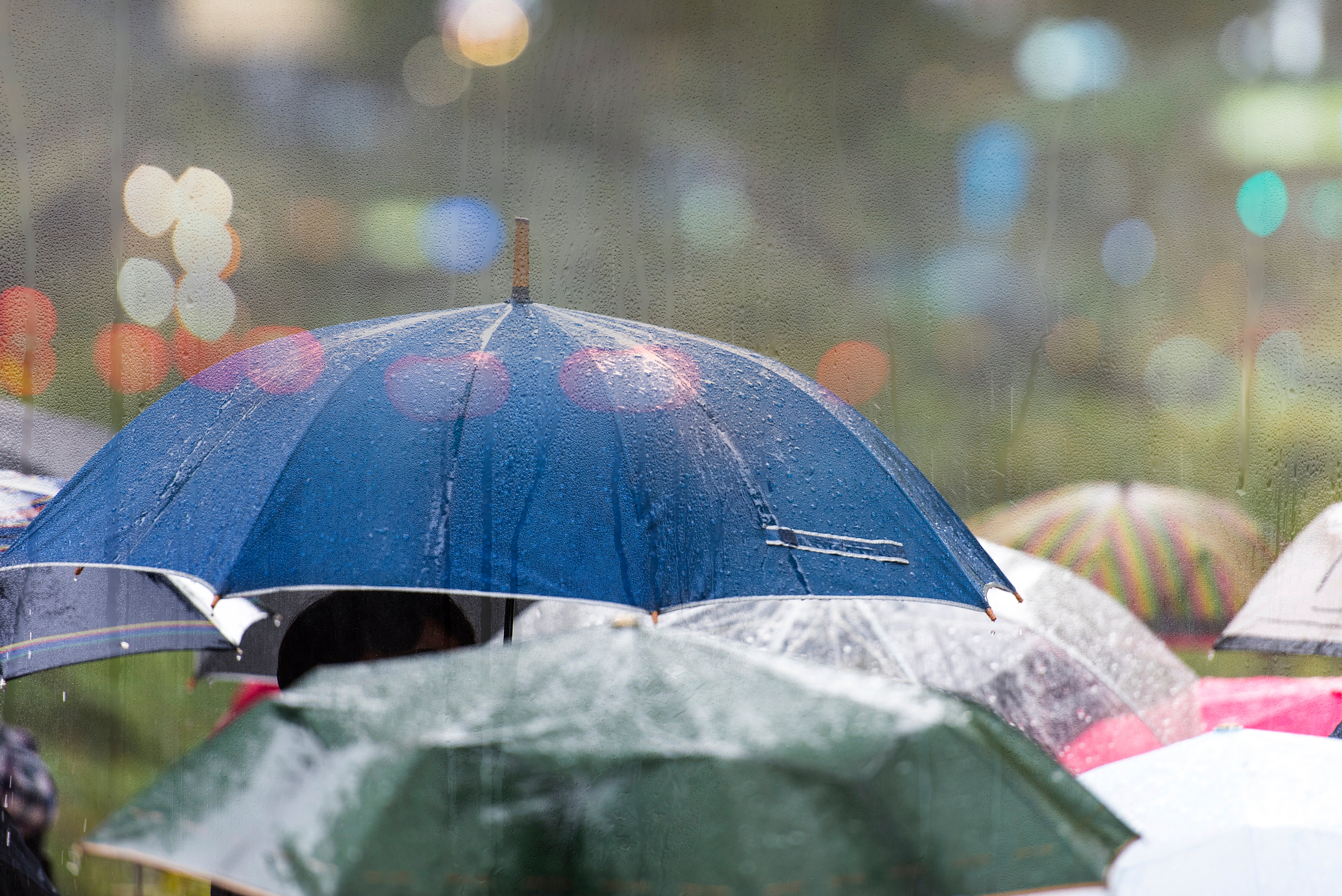 Heavy showers and strong winds rage across the UK on Wednesday