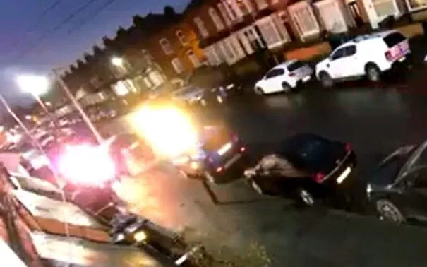 The victim was set on fire on a residential Birmingham street