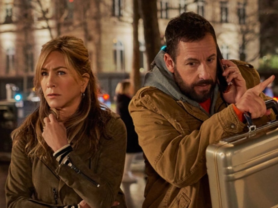 Jennifer Aniston and Adam Sandler in ‘Murder Mystery 2’