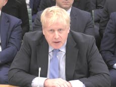 Boris Johnson – live: Ex-PM says ‘hand on heart’ he did not lie to Commons in committee showdown