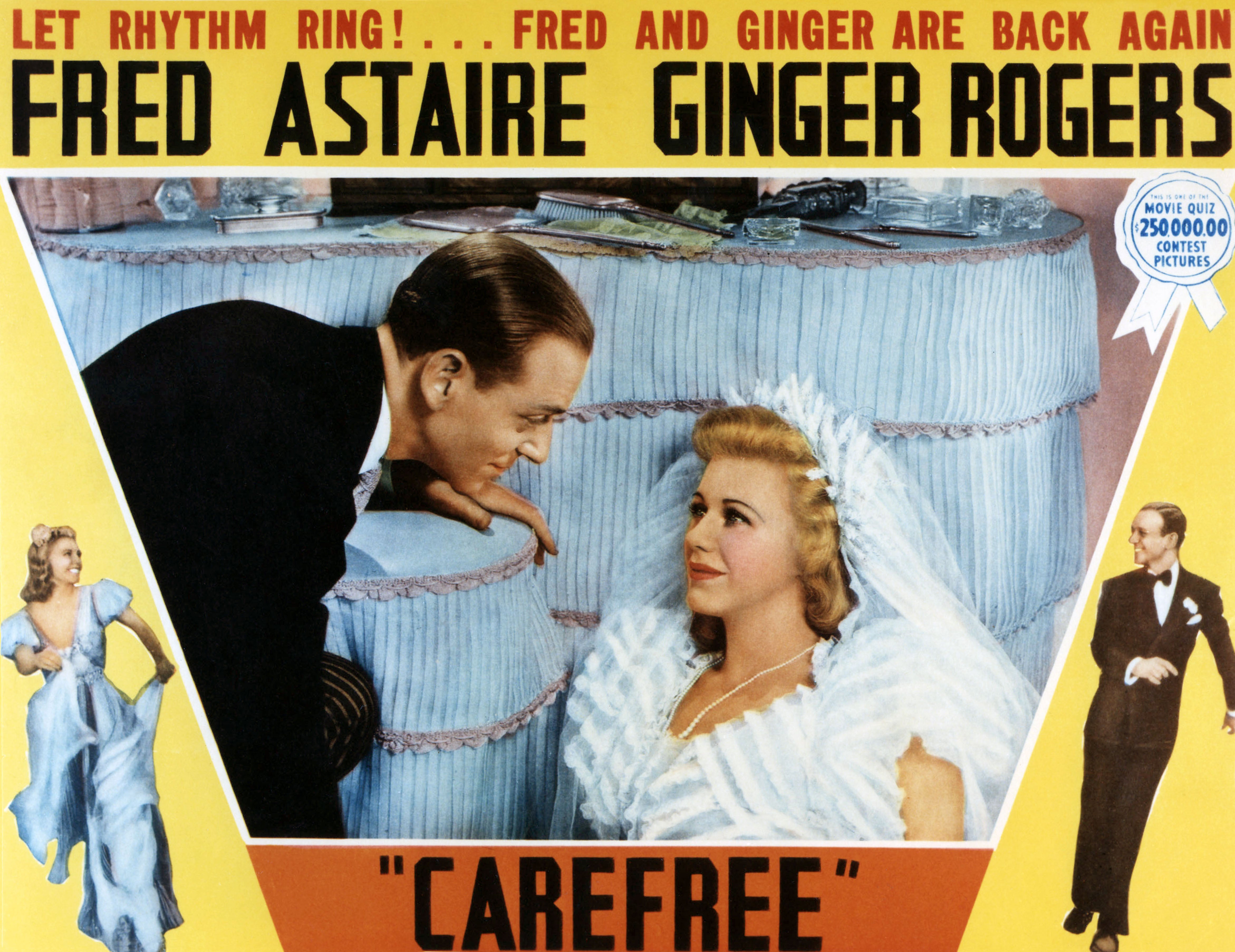 The couple’s musicals are so cherished that the sometimes troubling sexual politics in the films like ‘Carefree’ in 1938 are overlooked