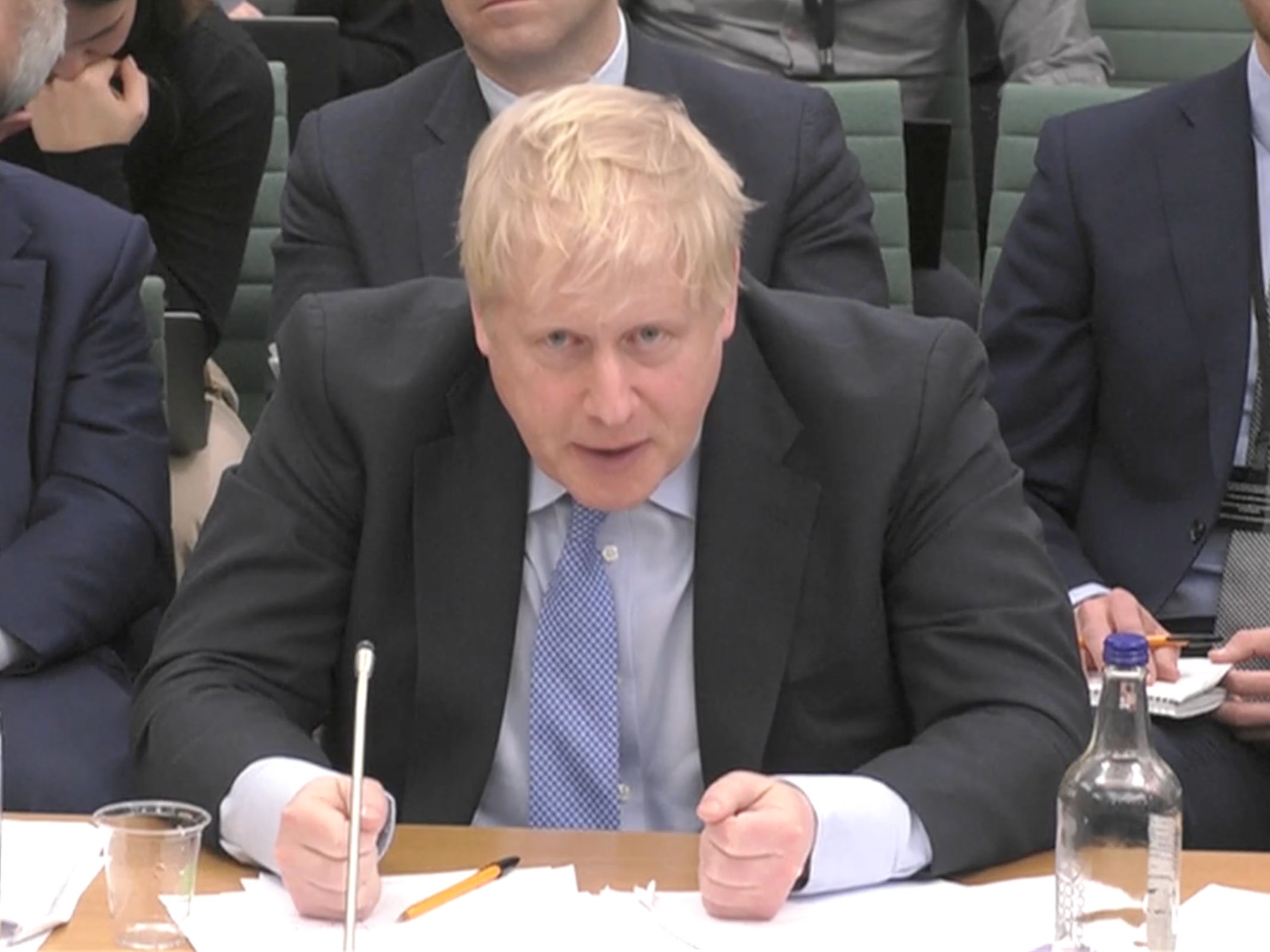 ‘Complete nonsense’: Moment Boris Johnson loses his cool in combative Partygate hearing
