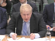 ‘Complete nonsense’: Moment Boris Johnson loses his cool in combative Partygate hearing