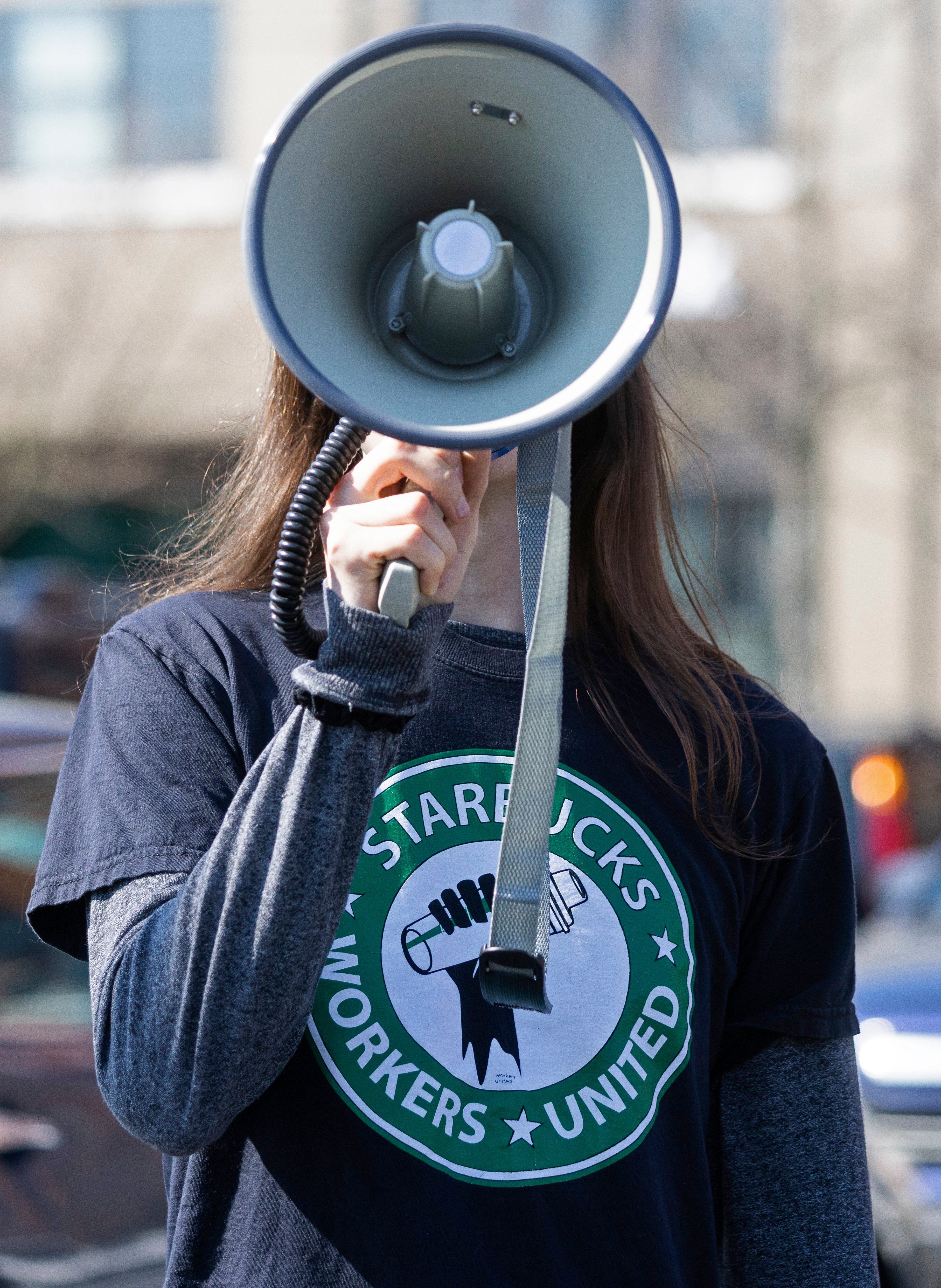 Starbucks Workers Protest