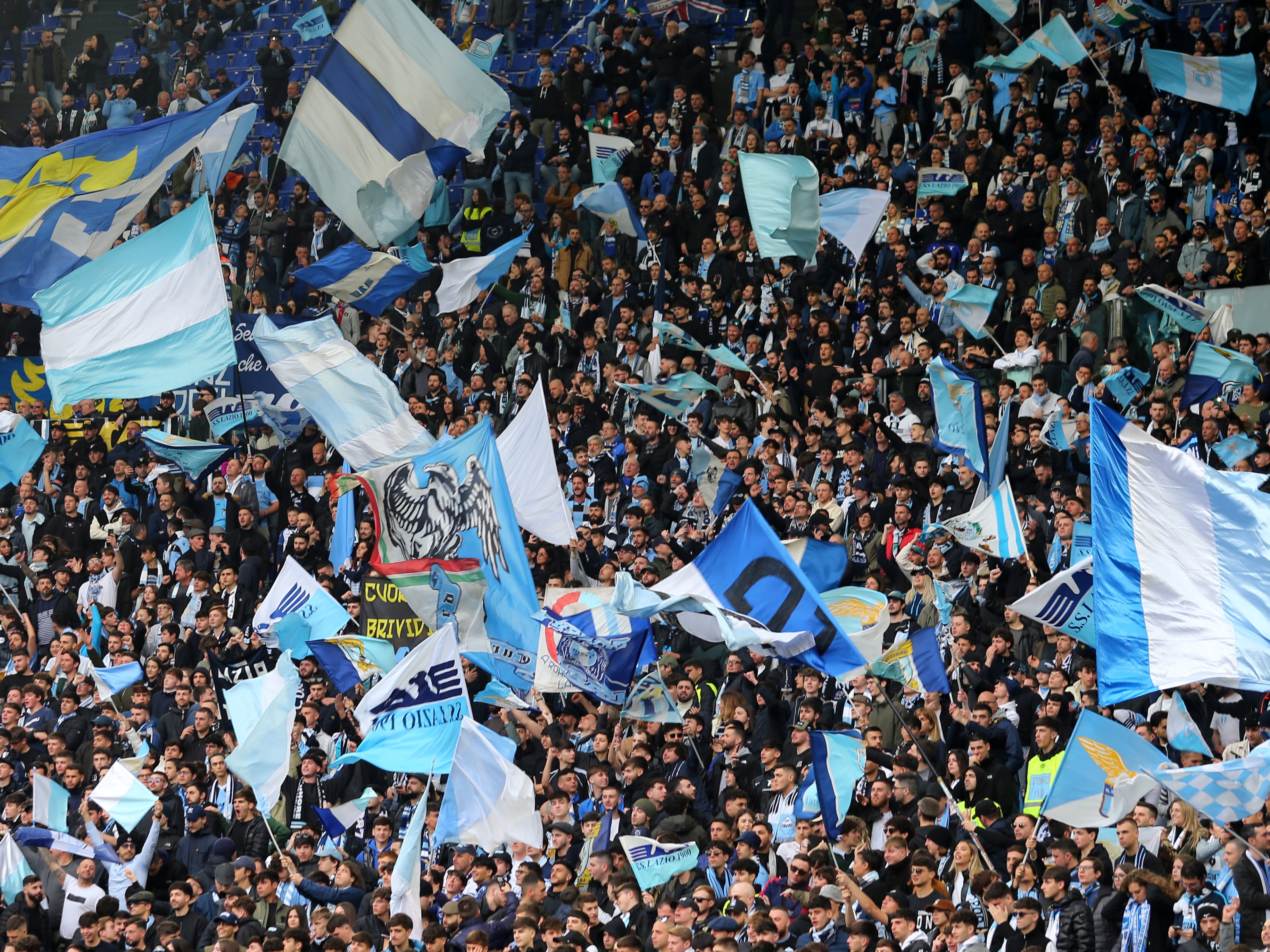 Sections of Lazio’s stadium will be closed