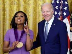 Mindy Kaling shares rare glimpse of daughter Katherine during White House visit