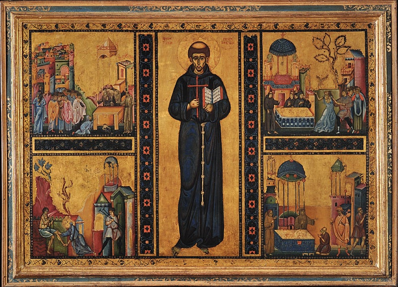 Vita-retable of Saint Francis, mid-13th century