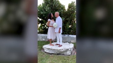 Bruce Willis’s wife shares video of couple renewing wedding vows on their anniversary