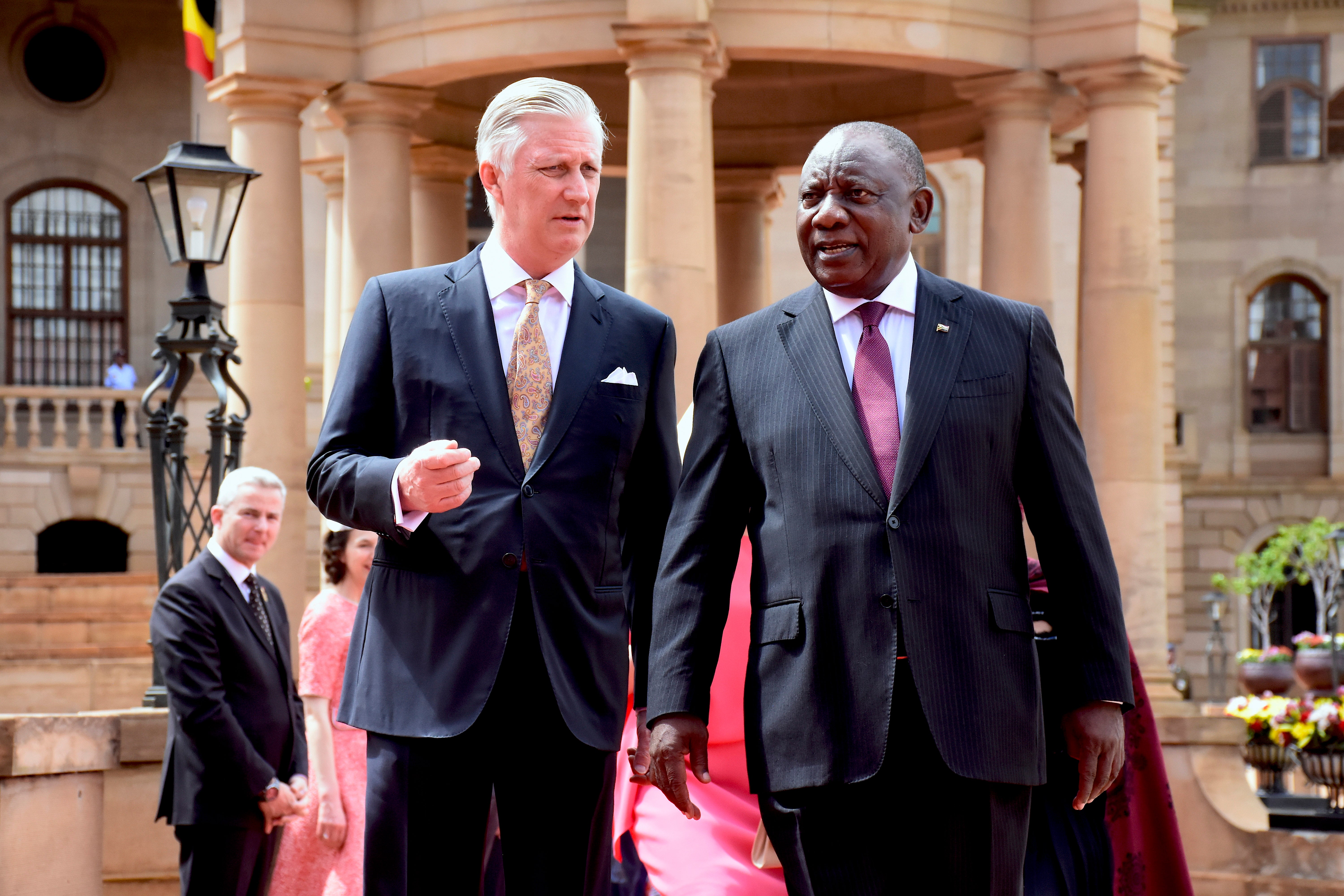 South Africa Belgium King Visit