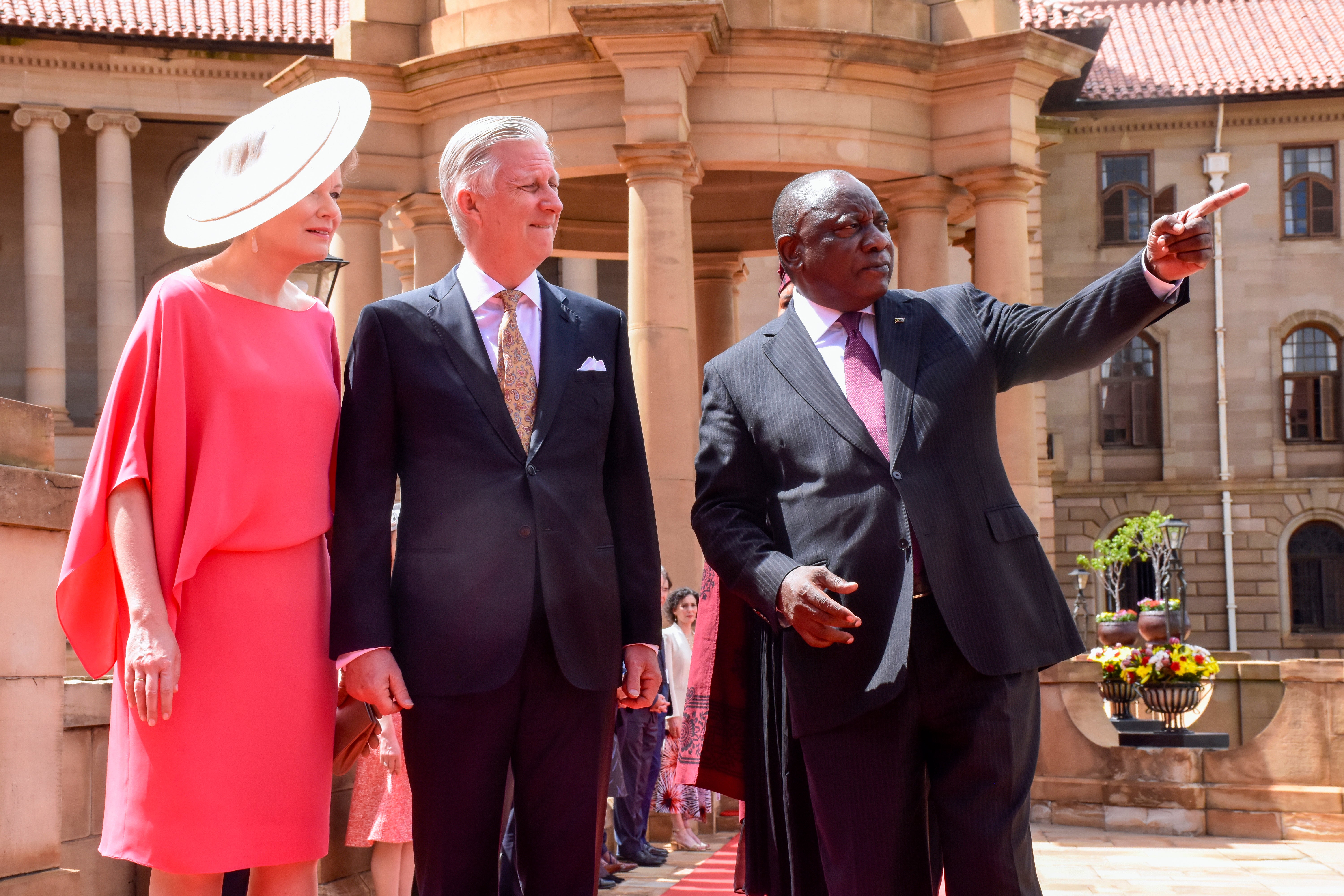 South Africa Belgium King Visit